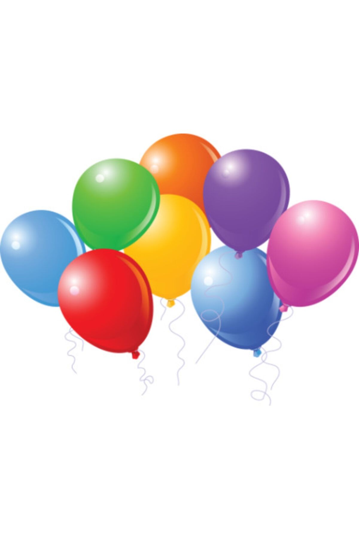 HİLALSHOP Renkli Balon - 100 Adet