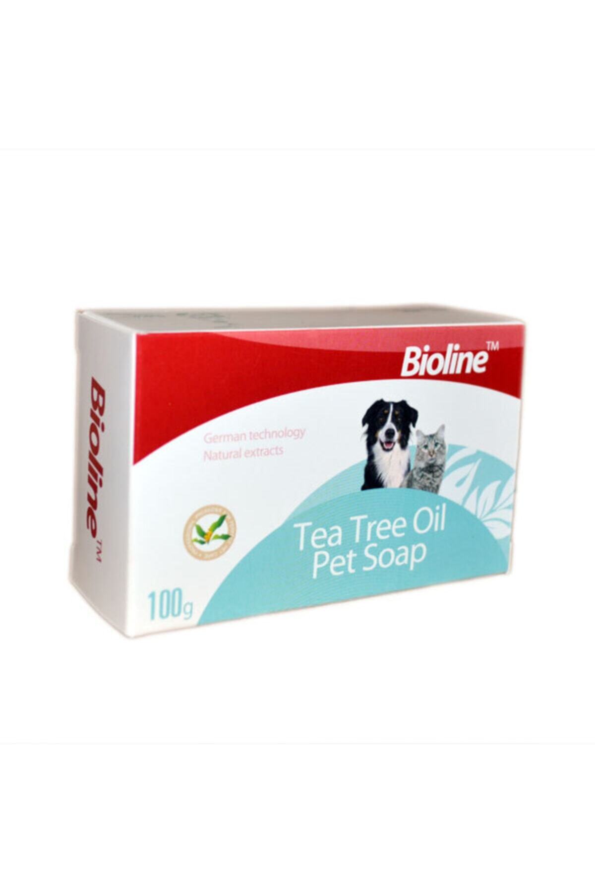 HİLALSHOP Bioline Kedi Köpek Için Çay Ağacı Özlü Sabun 100 Gr