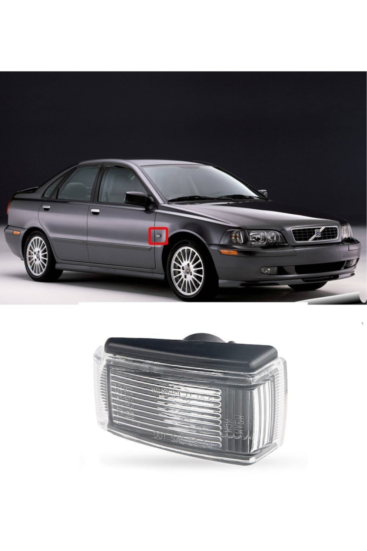TYC Volvo S40 V40 Sağ / Sol Çamurluk Sinyali 1996 2004