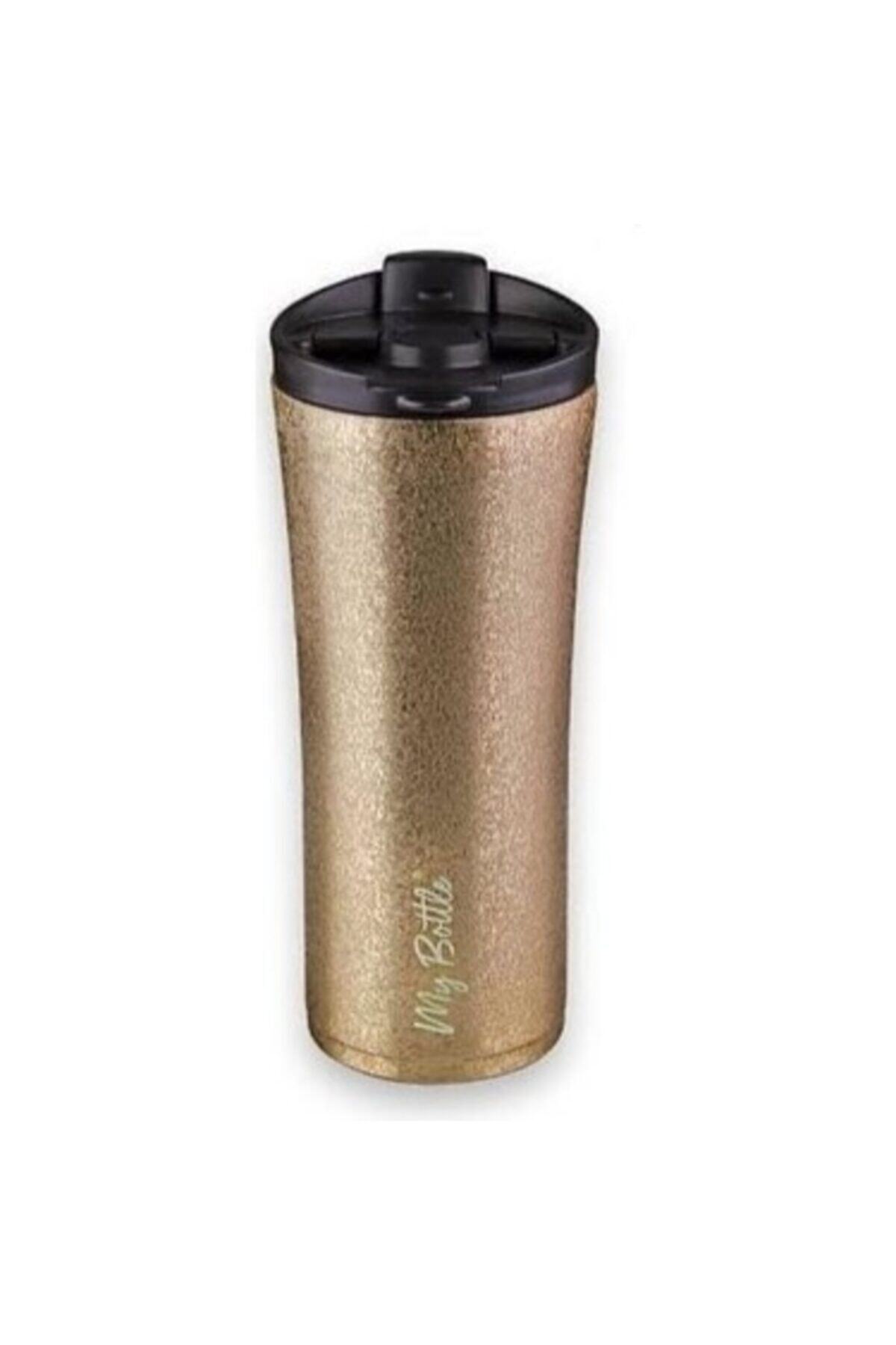 My Bottle Paslanmaz Çelik French Press Termos Gold Sarı Mug Filtre Kahve 500 Ml