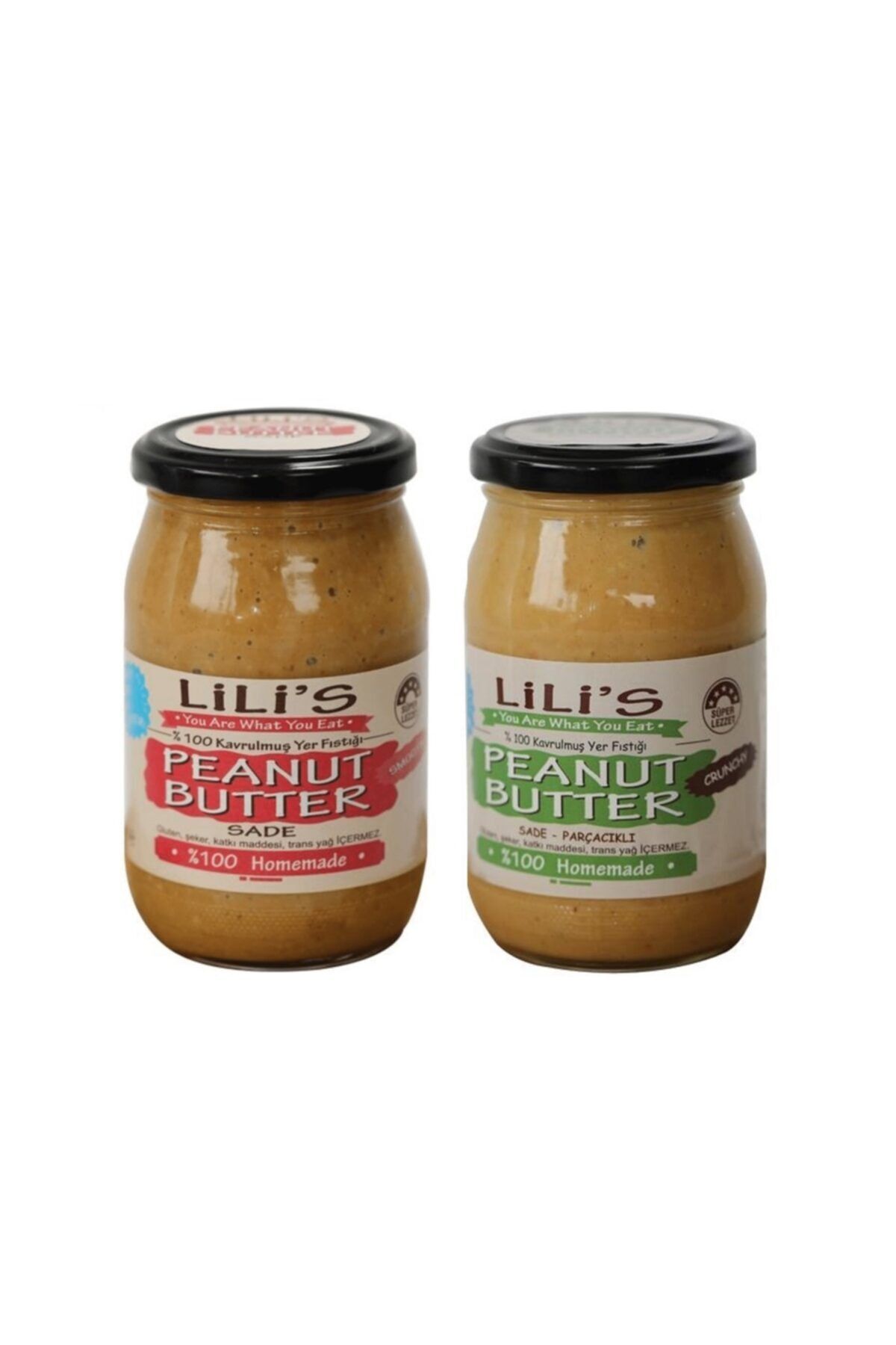 Lilis Lili's Sade Fıstık Ezmesi 340 G Alana Parçacıklı Fıstık Ezmesi 340 G Hediye!