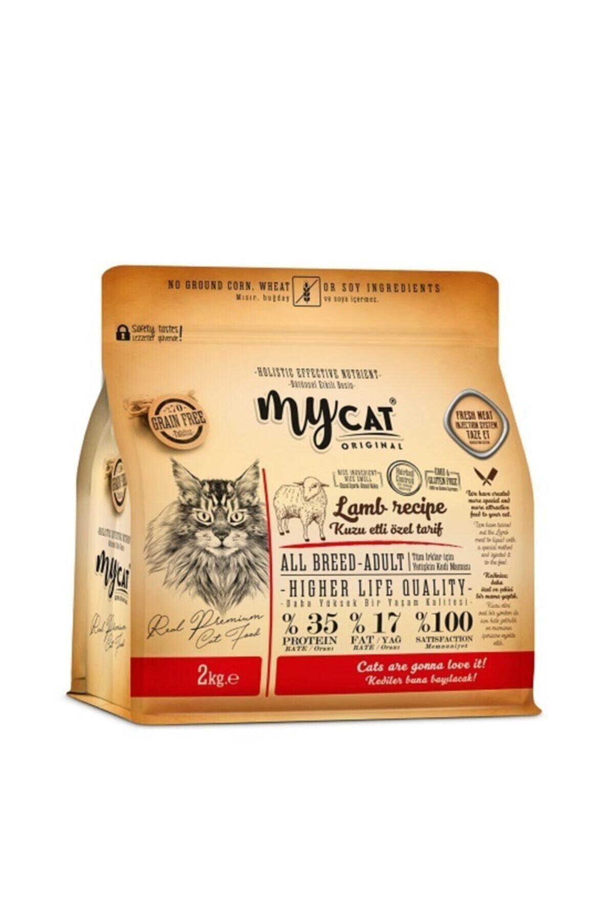 My Cat Mycat Low Grain Kuzu Etli All Breed-tüm Irklar Için Kedi Maması (2kg)