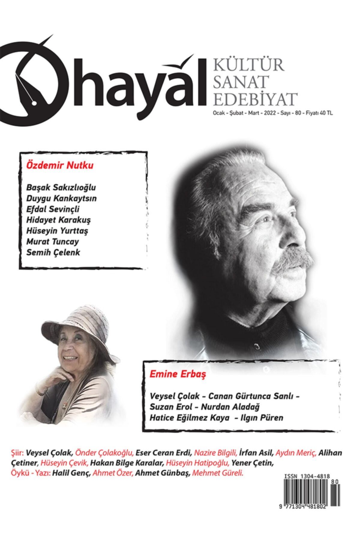 Hayal Yayınları Hayal Kültür Sanat Edebiyat Dergisi Sayı 80