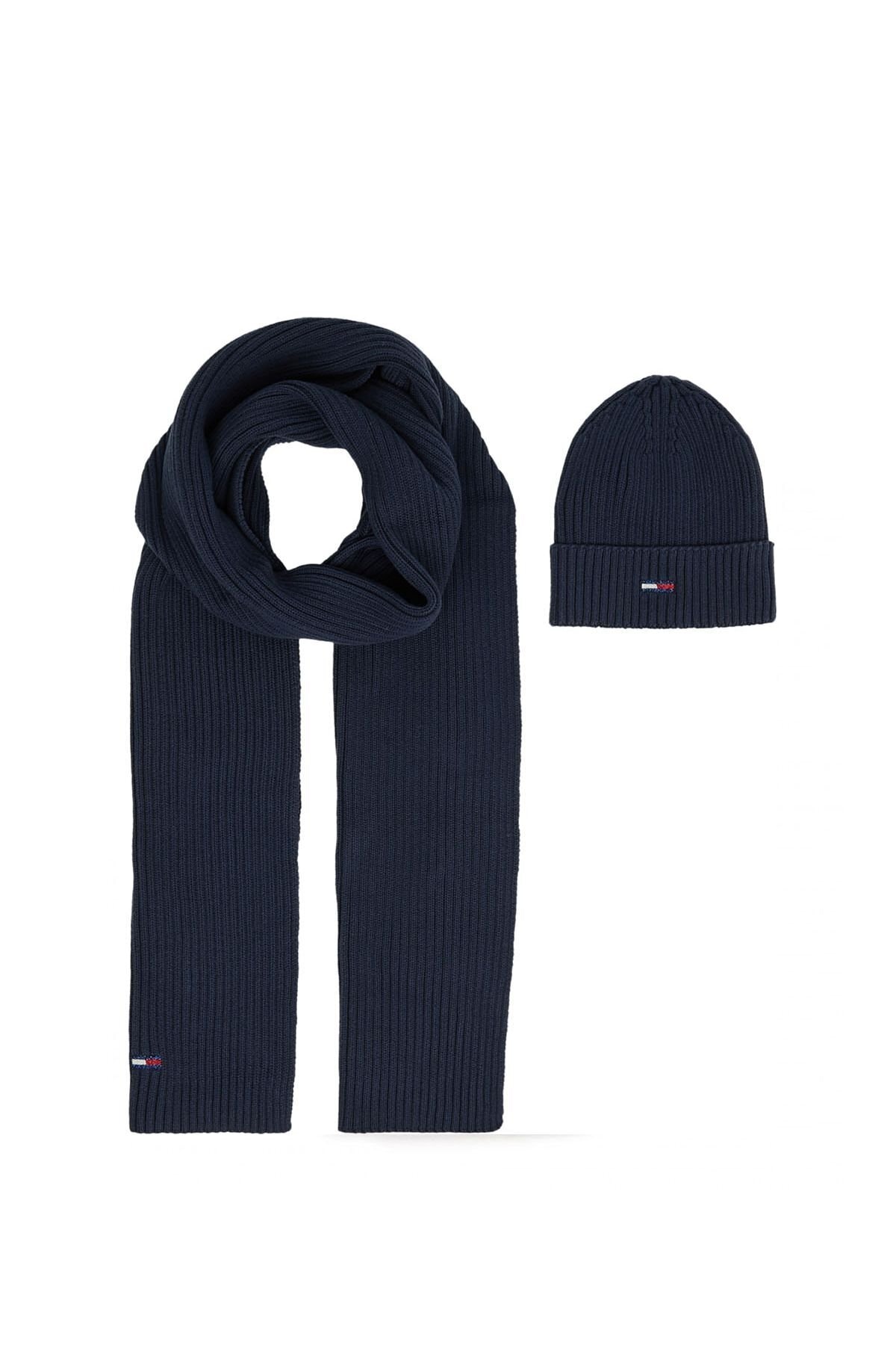 Tommy Hilfiger Kadın Tjw Beanıe And Scarf Gp Şal Aw0aw10687