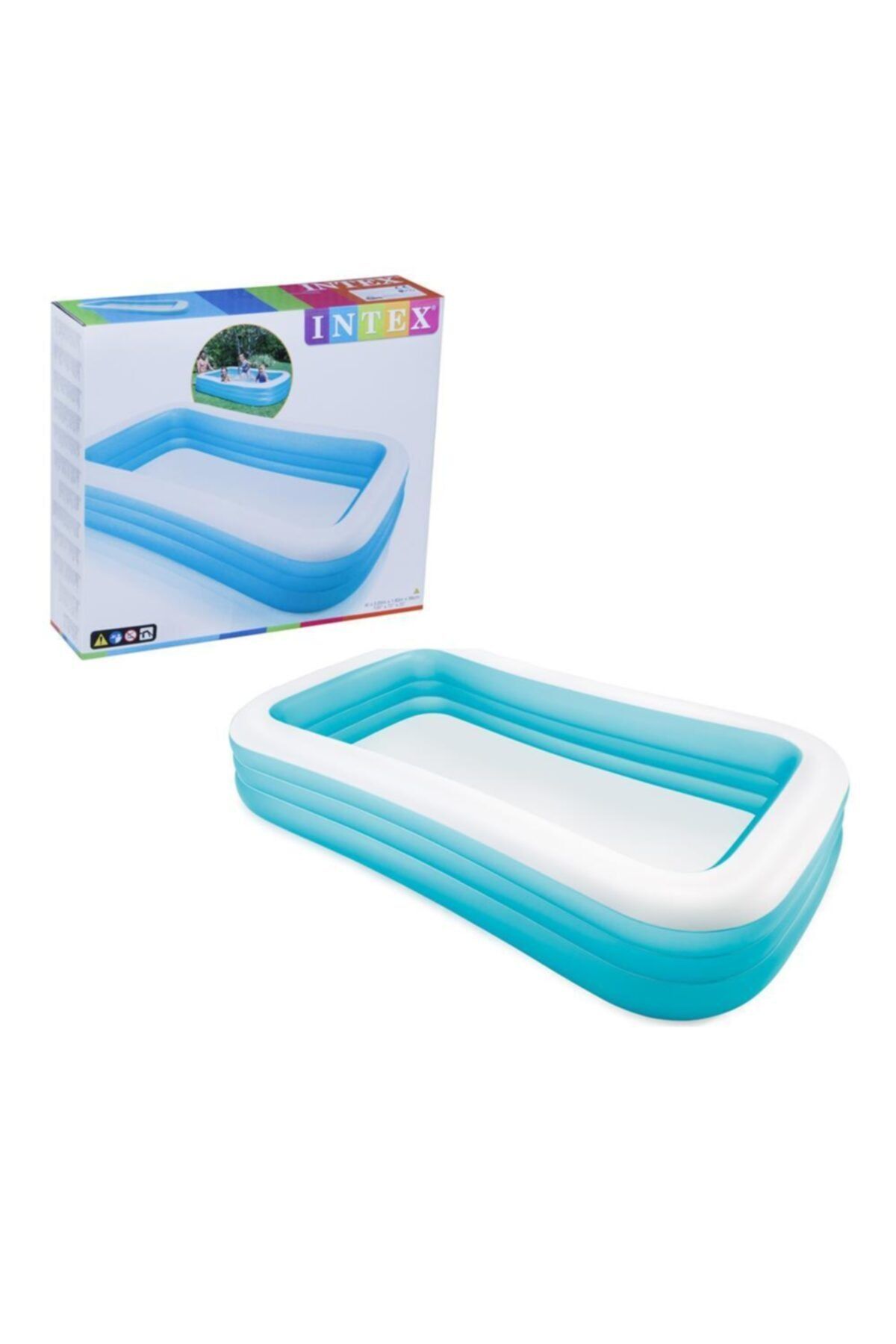 Oyuncakmatik Intex 58484 Büyük Boy Şişme Aile Havuzu 305x183