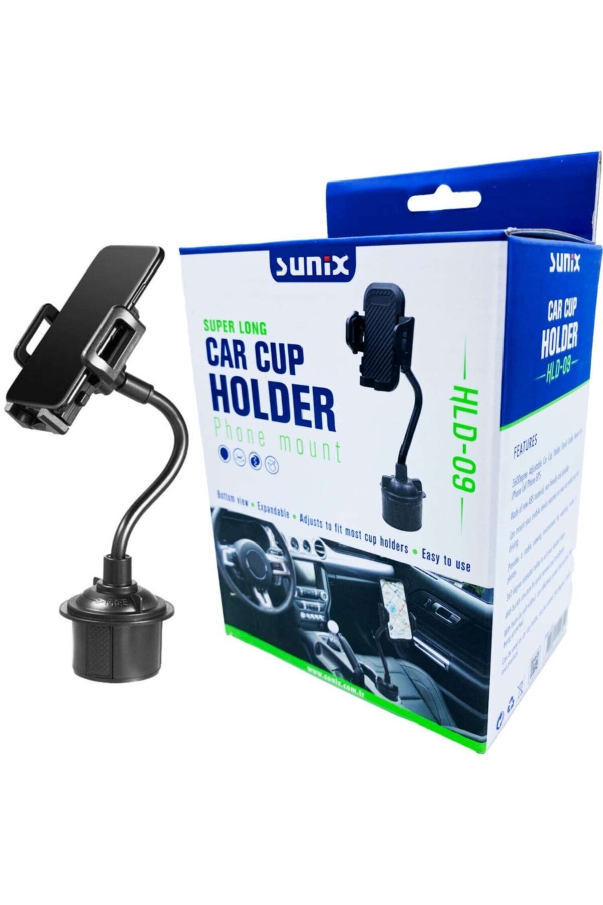 magazaon Flexgrip Cup Araç Içi Bardaklık Telefon Tutucu Sunix Hld-09