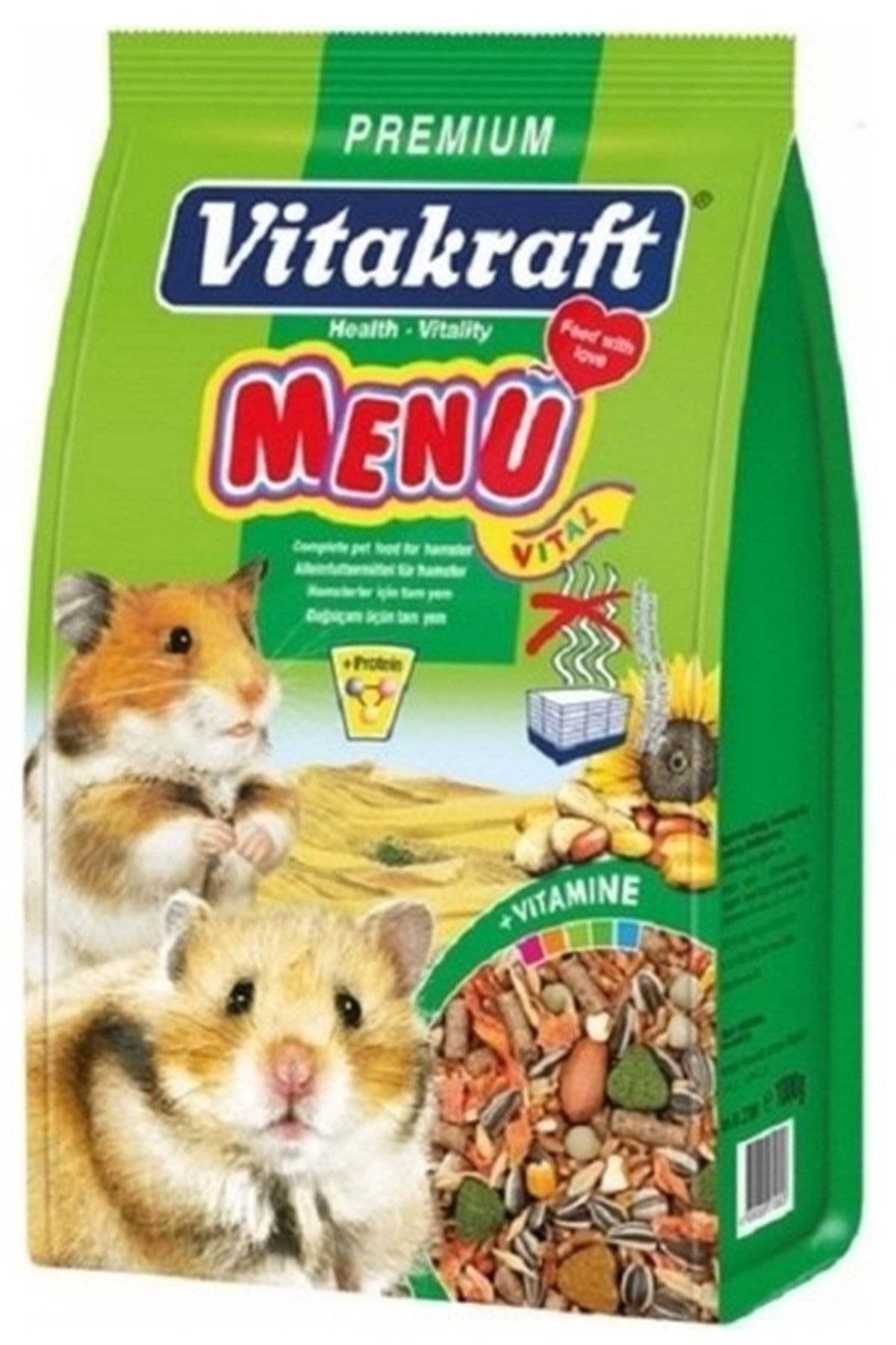 Vitakraft Hamster Menu Vital Premium 1000gr X 4 Adet