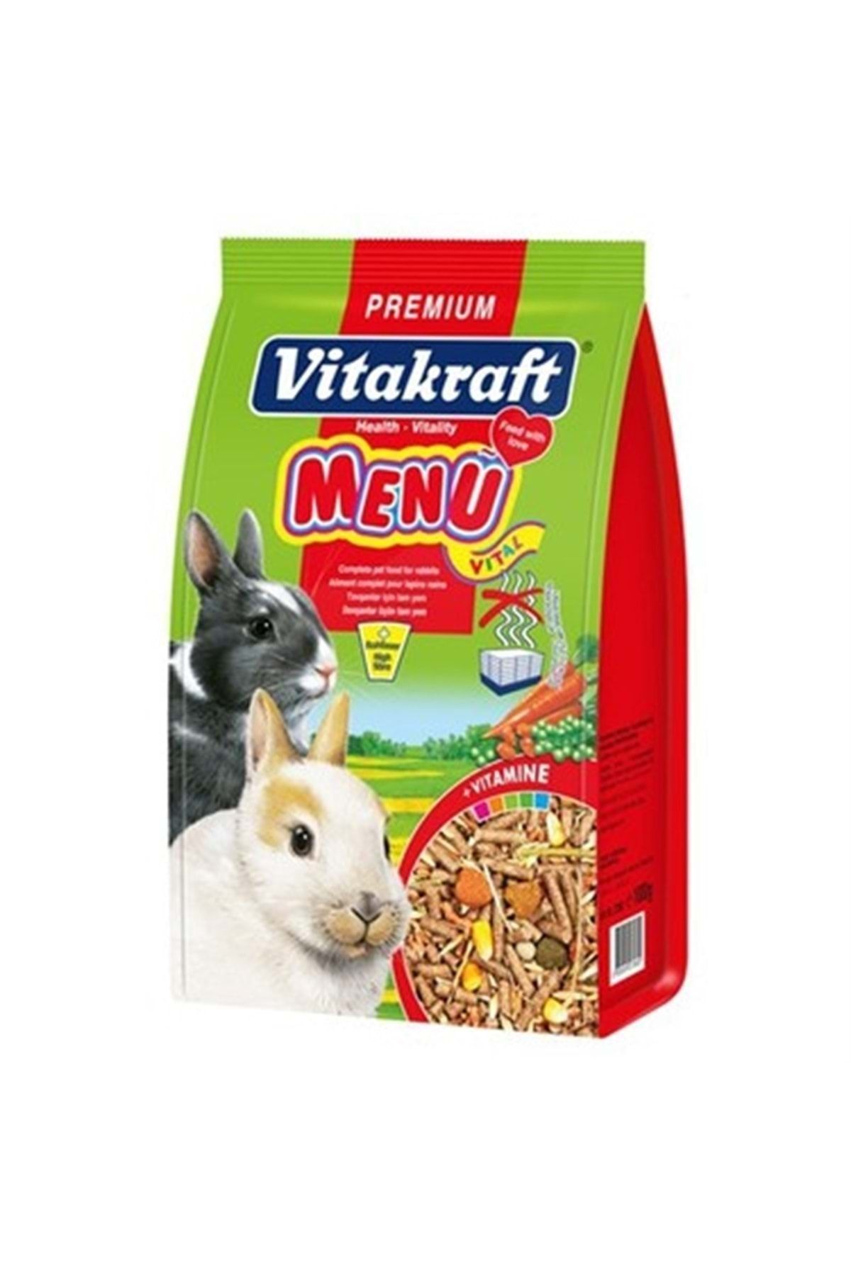 Vitakraft Tavşan Menü Vital Premium 1000gr X 4 Adet