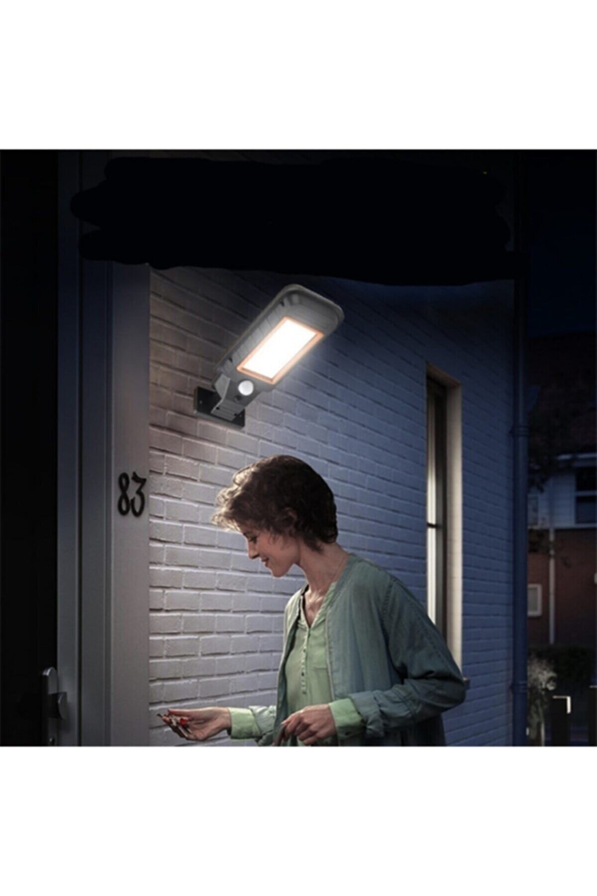 gaman Pt-ld12 Güneş Enerjili 120 Led Kumandalı Solar Sokak Lambası