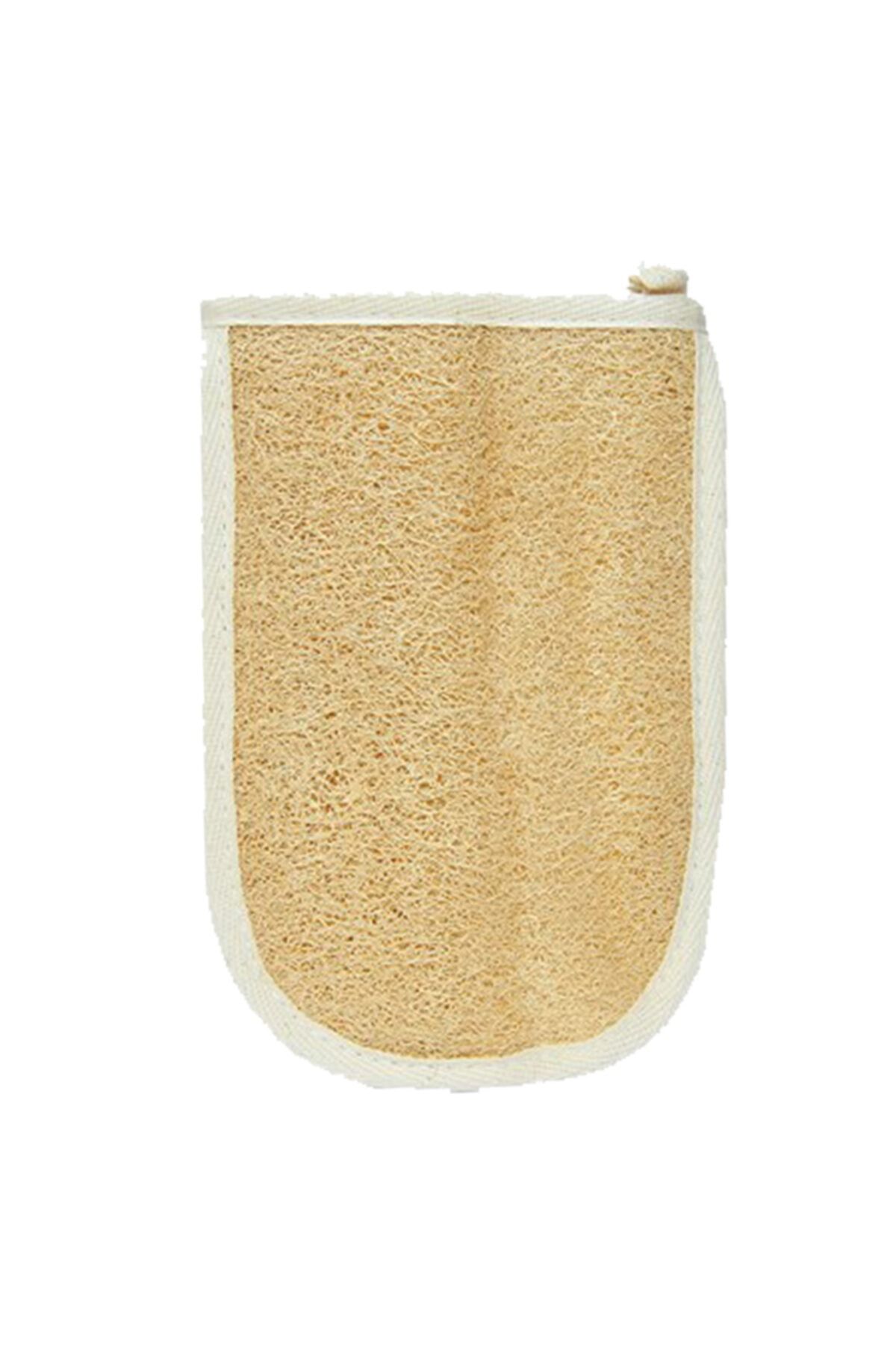 Zencefil Organik Kabak Lifi Kabak Kesesi Kare El Geçmeli Model Banyo Kese