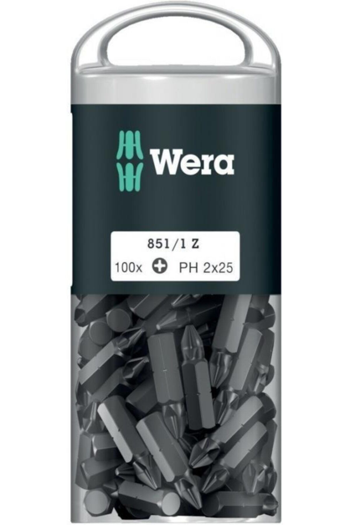 wera 05072441001 Bits Uç 1/4 Inç Dın 3126 E 6,3 Ph2x 25 Mm 100'lü Paket
