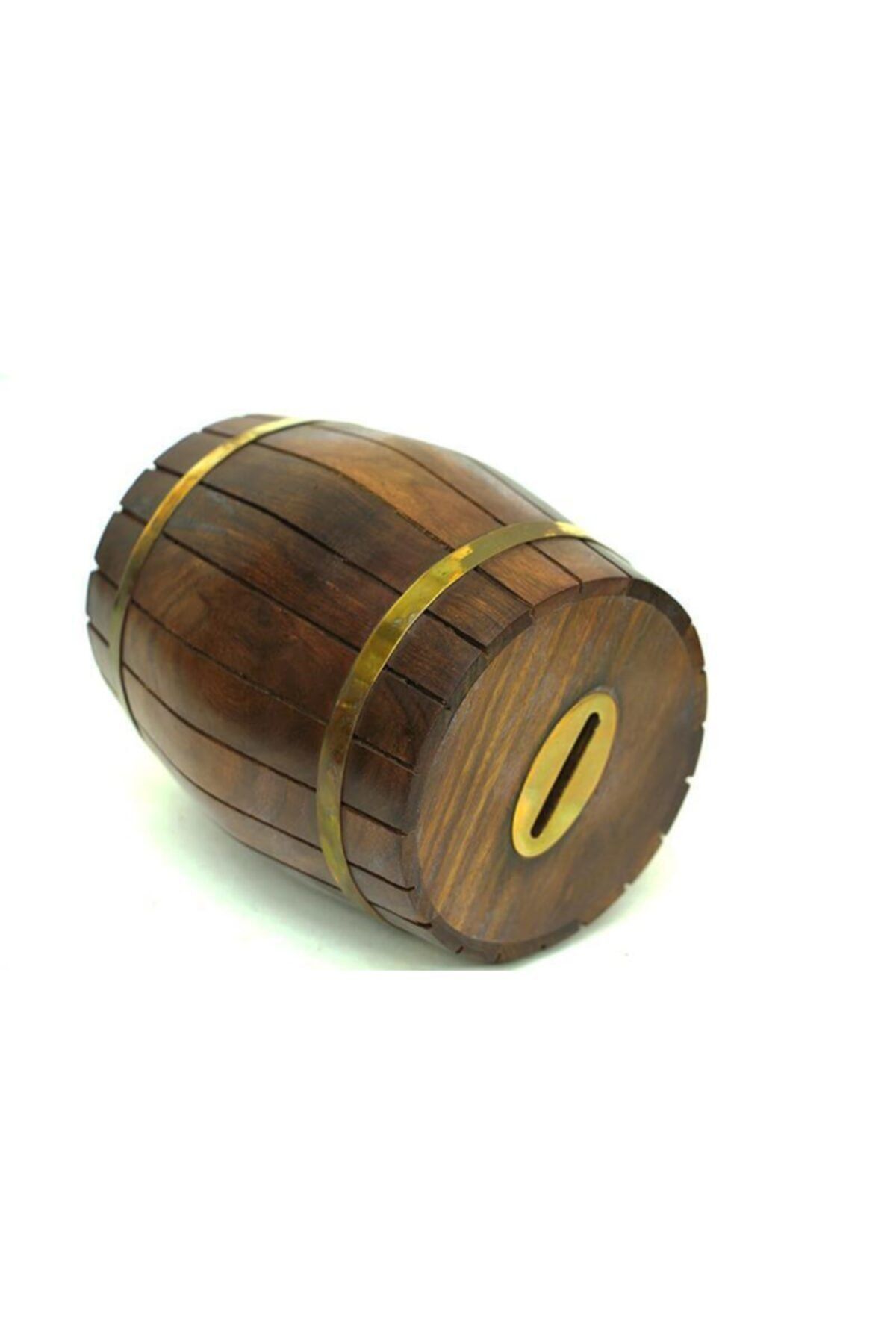 ASVASHOP Kumbara Fıçı Ahşap Fıçı Dekoratif Hediyelik