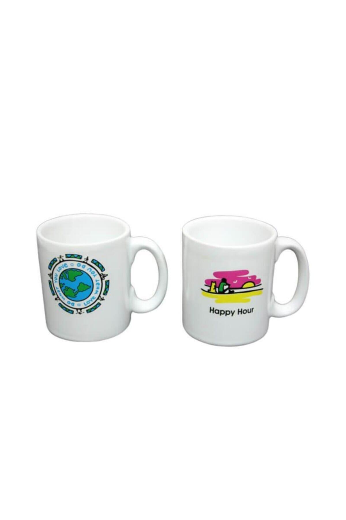 ASVASHOP Espresso 2'li Kupa Bardak Seti Do What Dekoratif Hediyelik