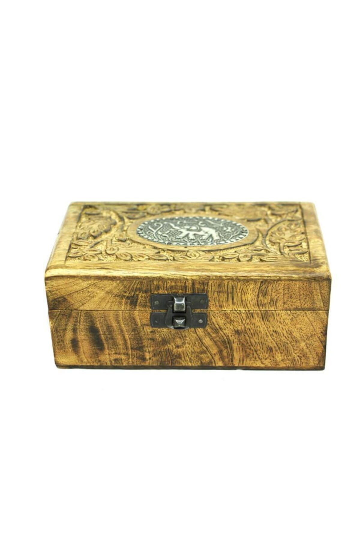 ASVASHOP Kutu Ahşap Takı Kutusu Antik Dekoratif Hediyelik