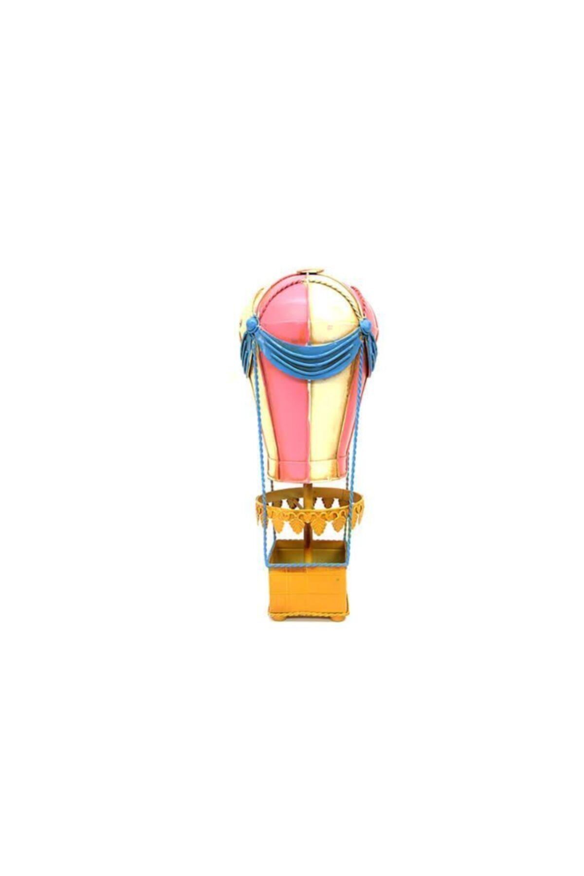 ASVASHOP Dekoratif Metal Sıcak Hava Balonu Biblo Masaüstü Hediyelik