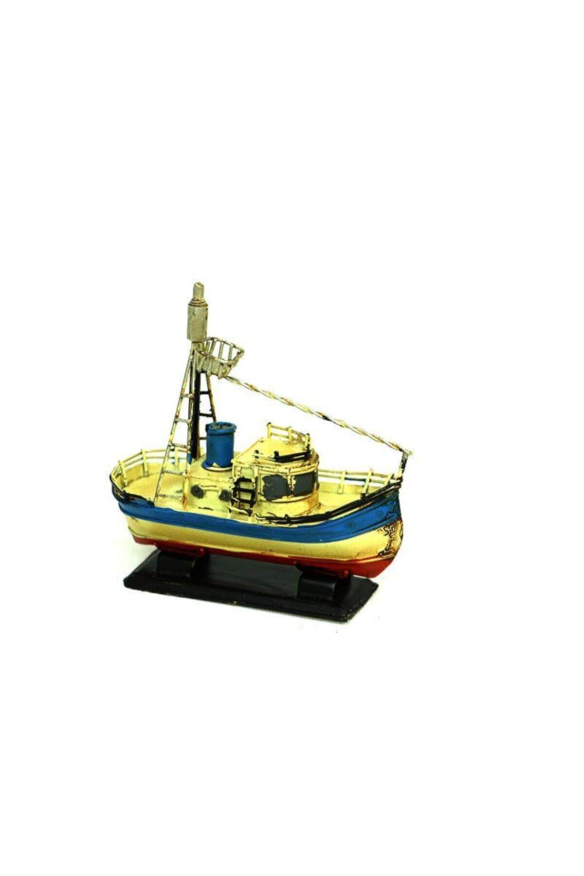 ASVASHOP Dekoratif Metal Gemi Minyatür Vintage Gemi Biblo Hediyelik