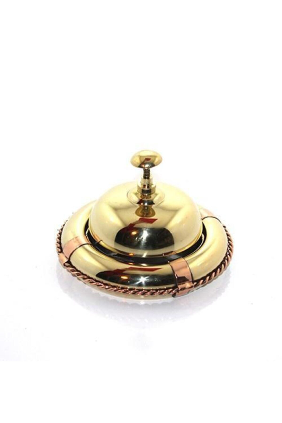 ASVASHOP Pirinç Resepsiyon Çanı Dekoratif Hediyelik