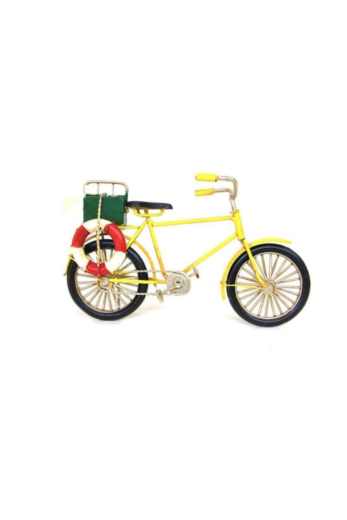 ASVASHOP Dekoratif Metal Bisiklet Çantalı Vintage Ev Ofis Hediyelik