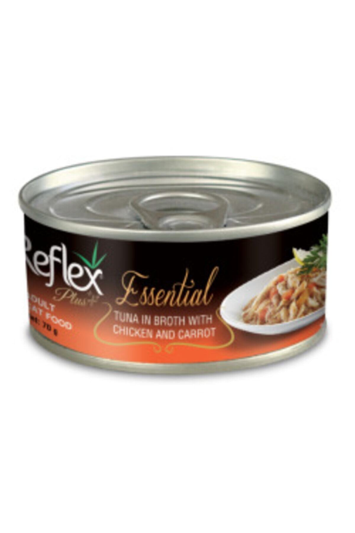 UCDKSHOP Reflex Plus Essential Kedi Tonbalık&havuç&tavuk 70gr