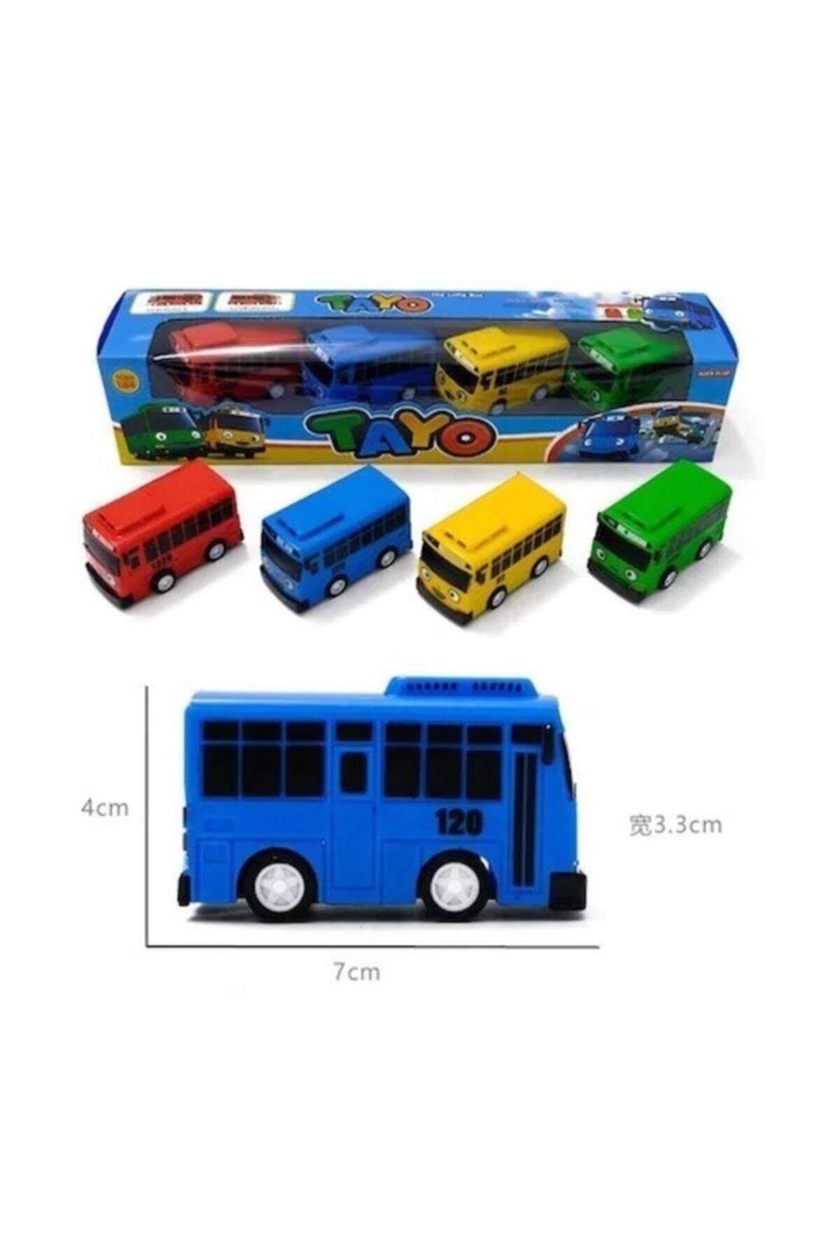 Kanca Tayo Otobüs 4 Lü Çek Bırak Set