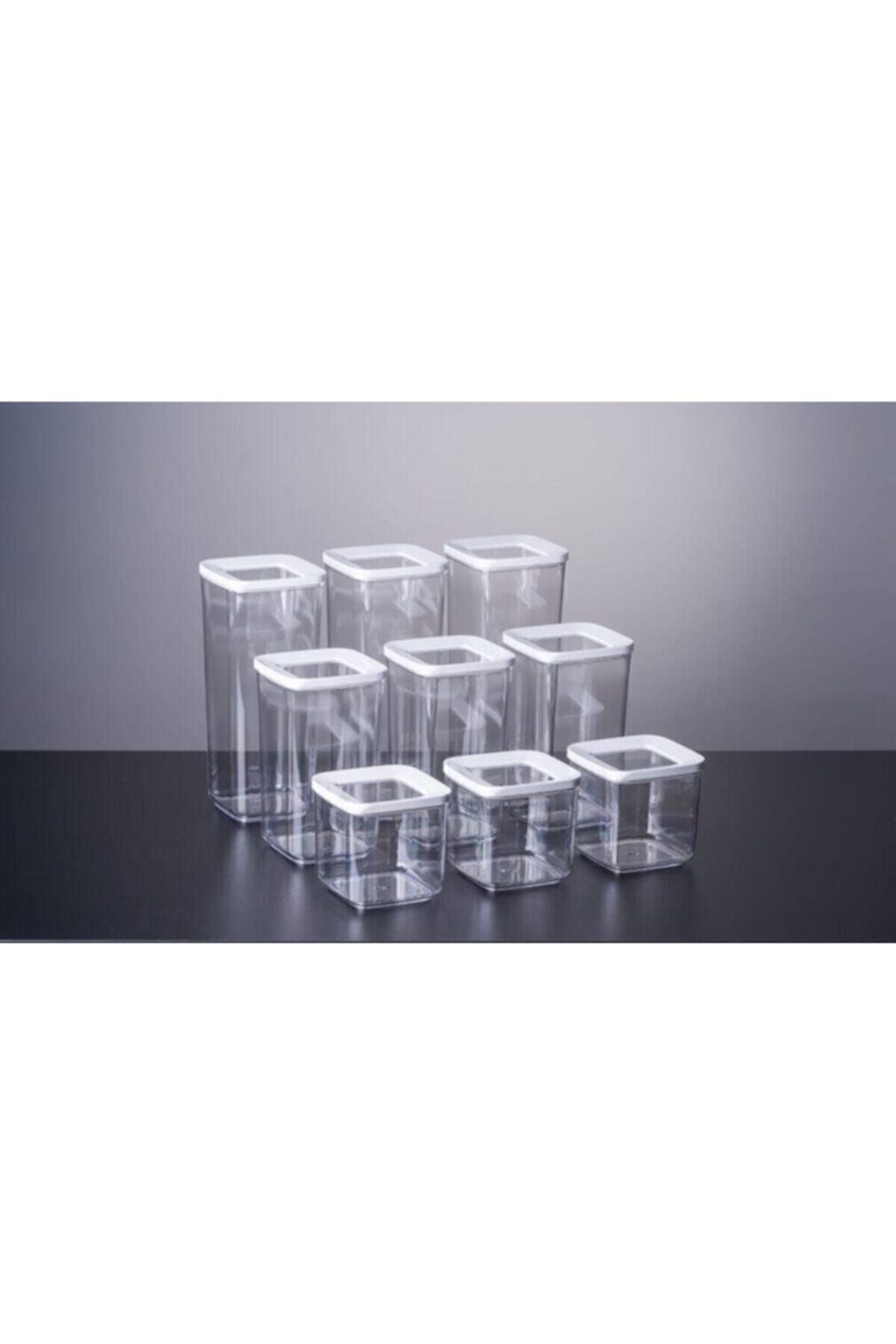 VİP AHMET 9 Lu Saklama Kabı Seti 1700ml 1200ml 900ml