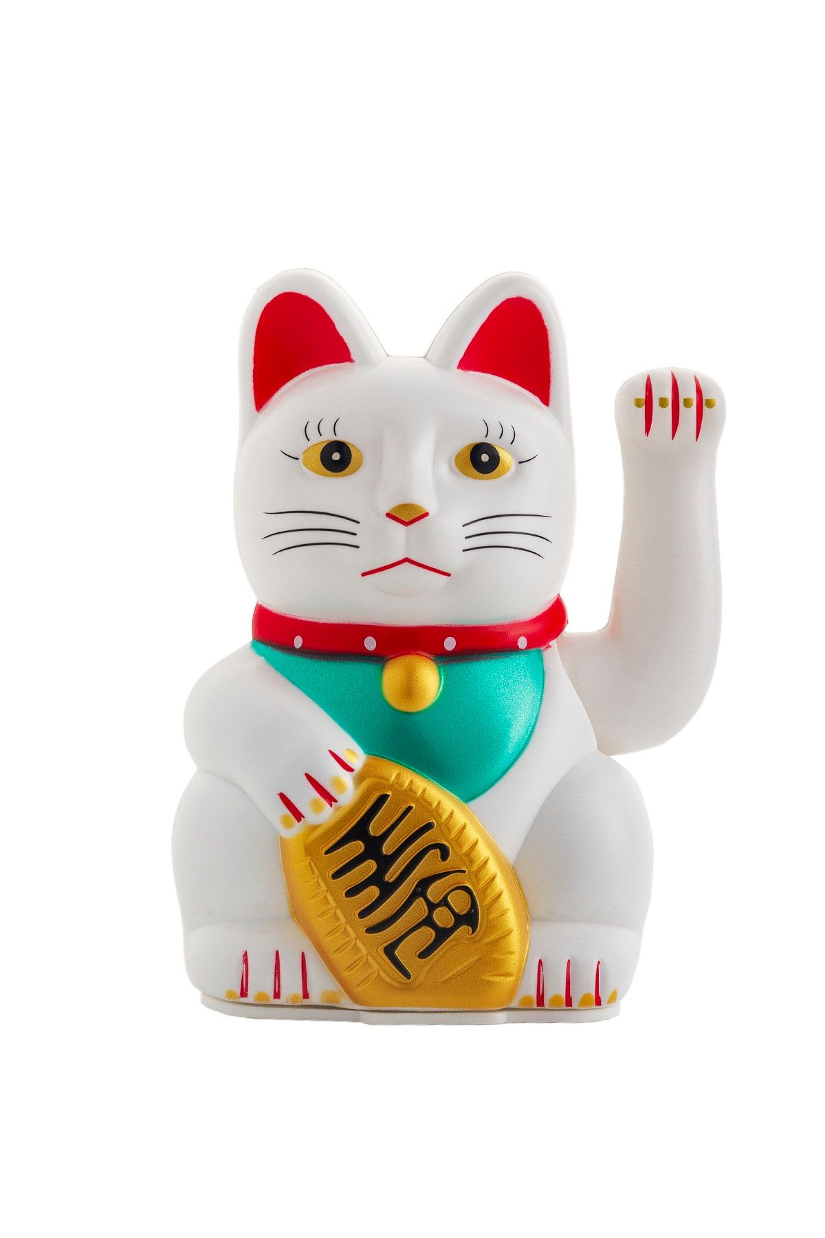 LUCKY CAT Şans Kedisi Sallanan Pati Pilli- Küçük 8.2*8.2*13.5 Cm
