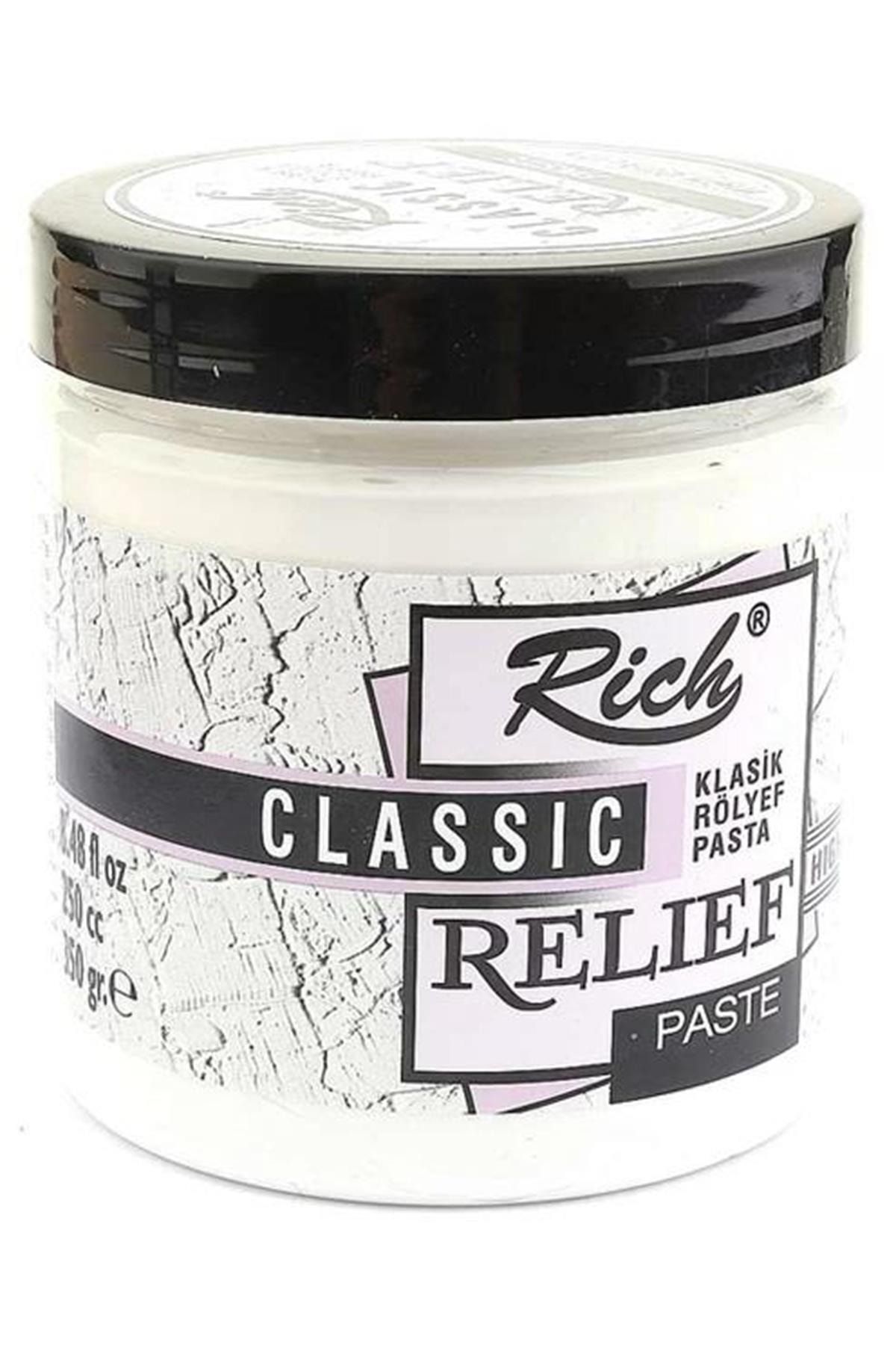 Rich Rölyef Pasta 1330 Beyaz 350 gr