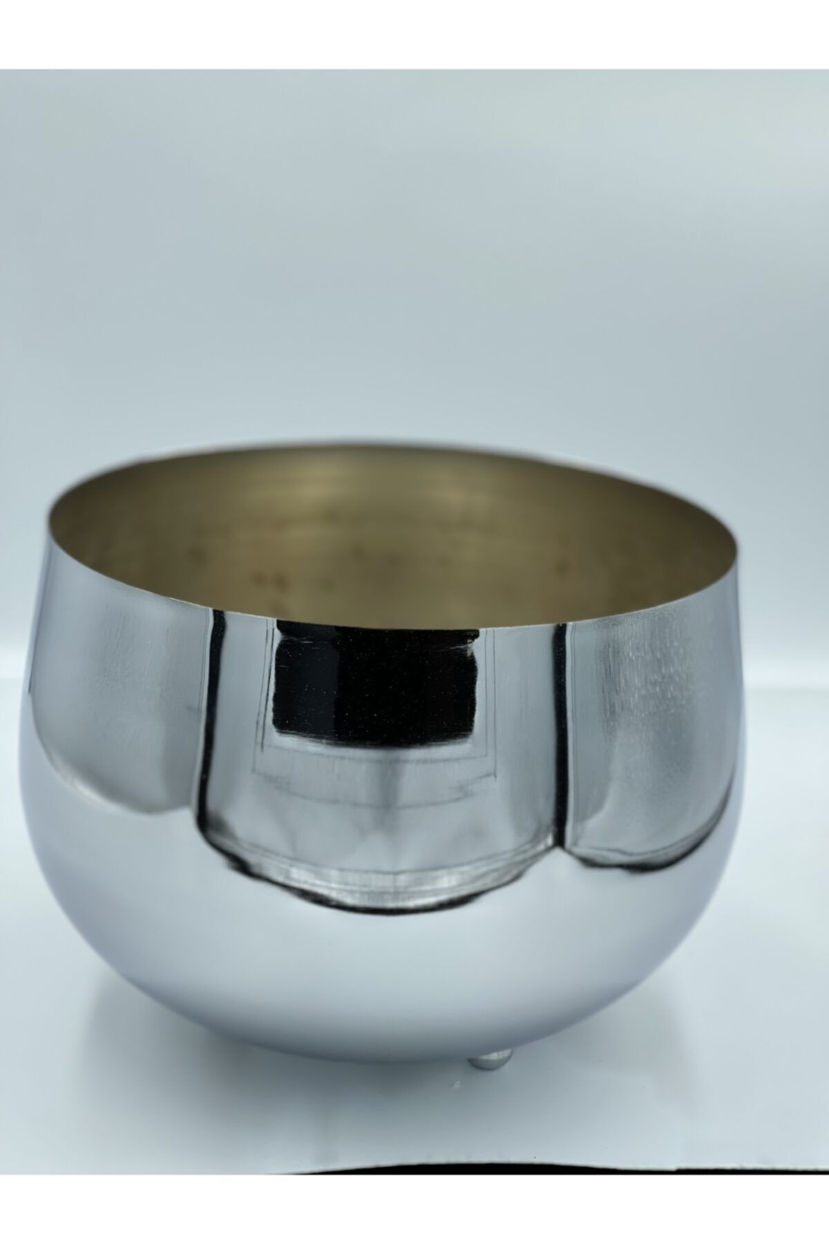 dreamdesign Ayaklı Gold Çanak Saksı
