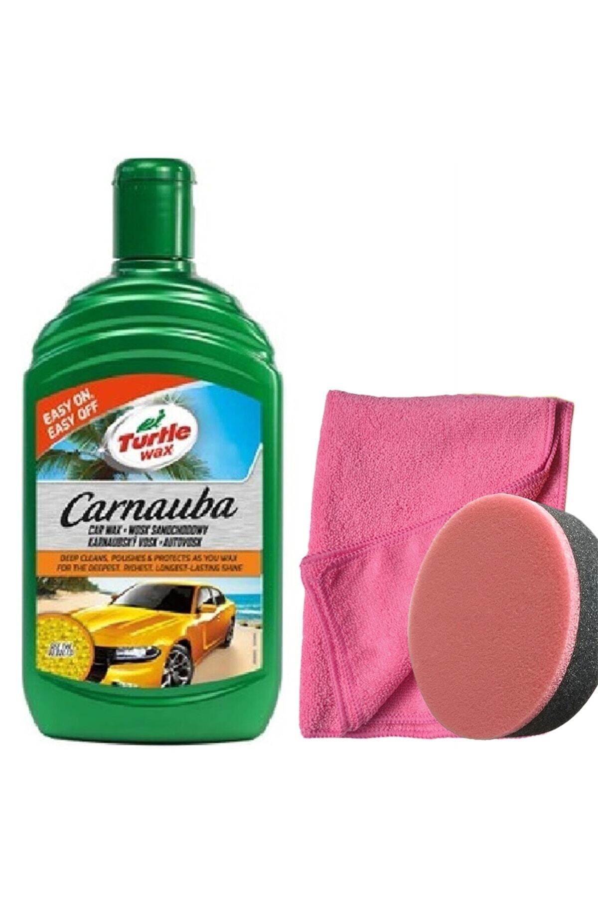 Turtle Wax Boya Koruma Carnauba Cila 500 ml Uygulama Bezi & Süngeri 10211176