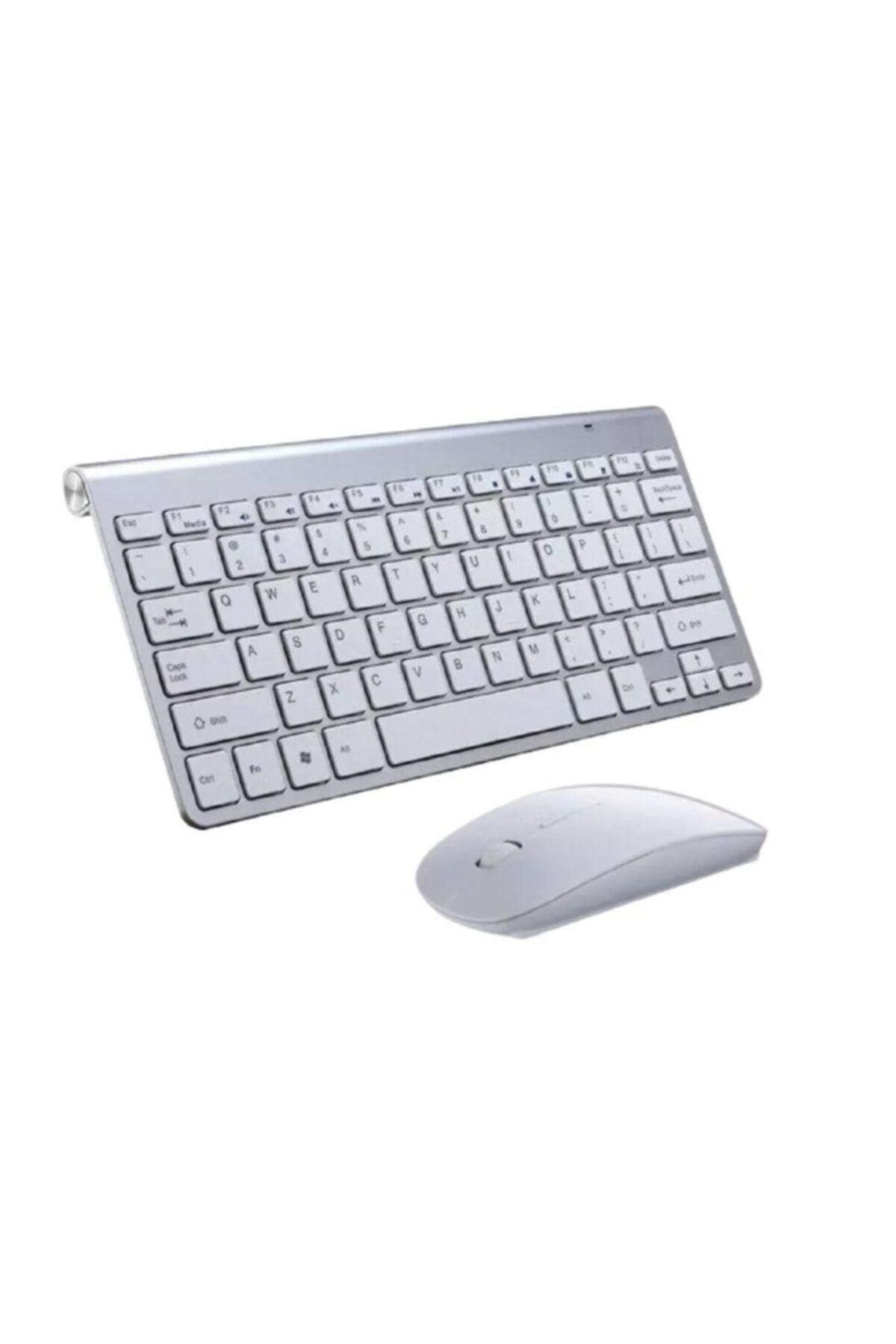 CAFELE Mini Multimedya Kablosuz Klavye Mouse Set-gri