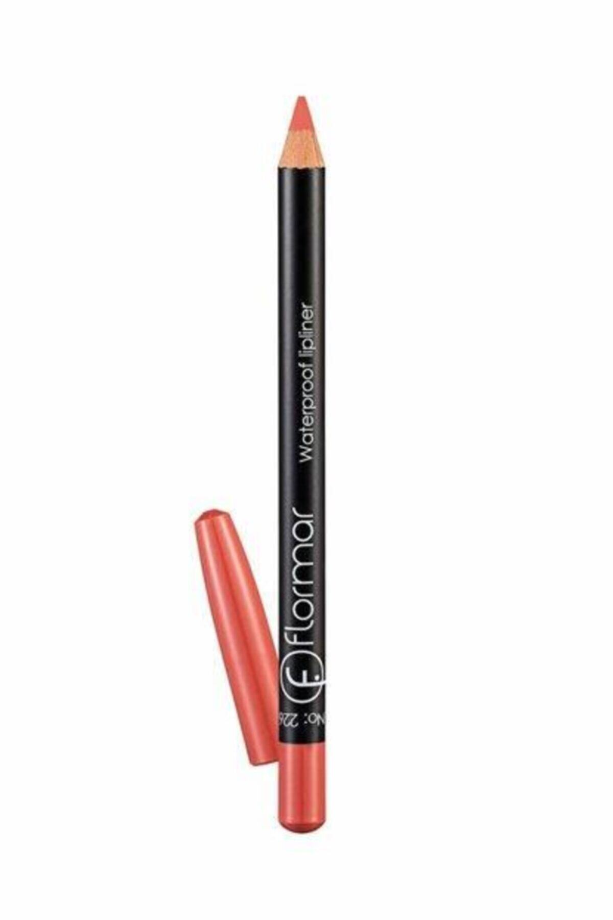Flormar Waterproof Lipliner Suya Dayanıklı Dudak Kalemi No 226 Peach Coral 114 G 8690604