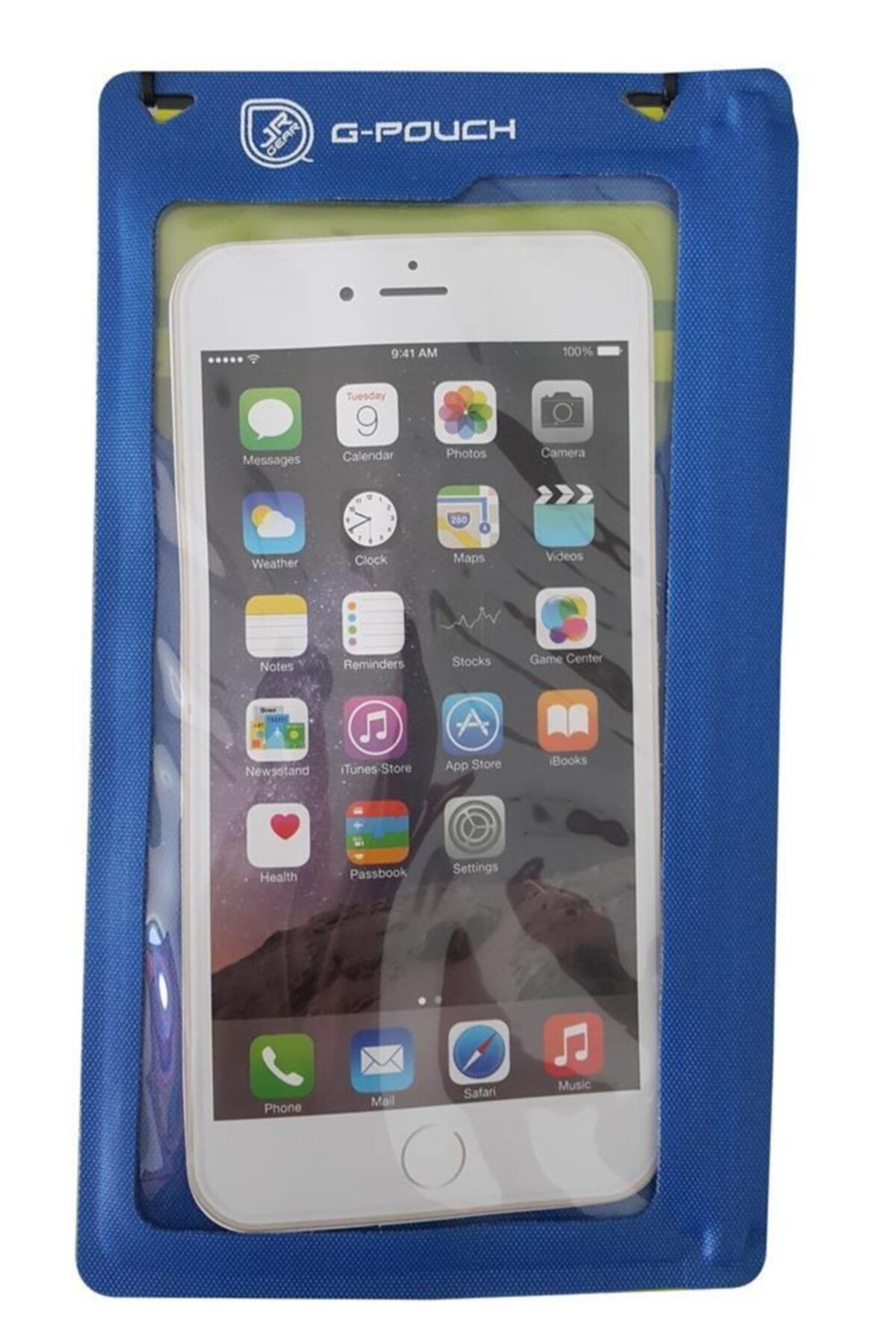 Jr Gear G Pouch Su Geçirmez Telefon Kılıfı-mavi
