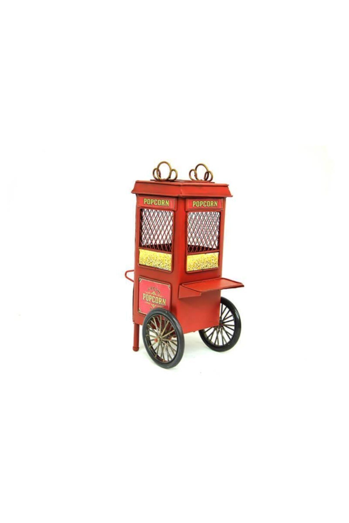 Tosbikshop Dekoratif Metal Popcorn Kumbara Vintage Biblo Hediyelik