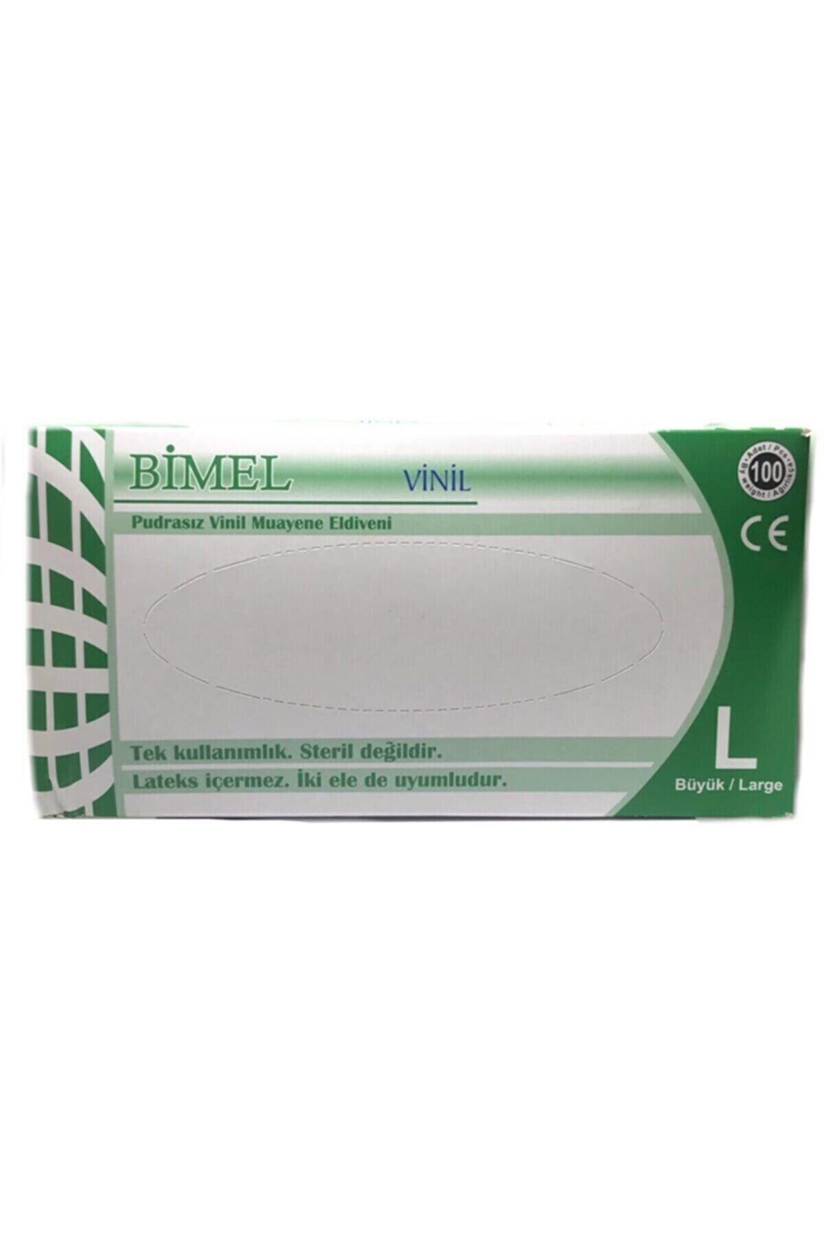 Bimel Vinil Pudrasız Muayene Eldiveni-l