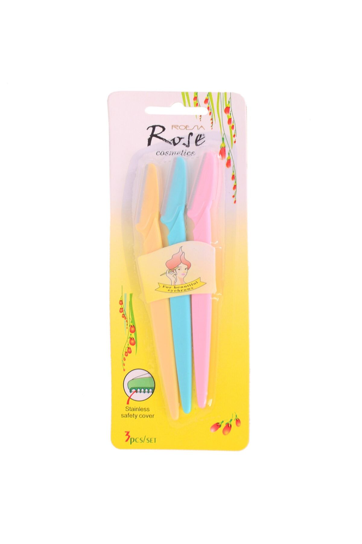 Roesıa Rose Cosmetics Rose Tint Model 3'lü Kaş Usturası