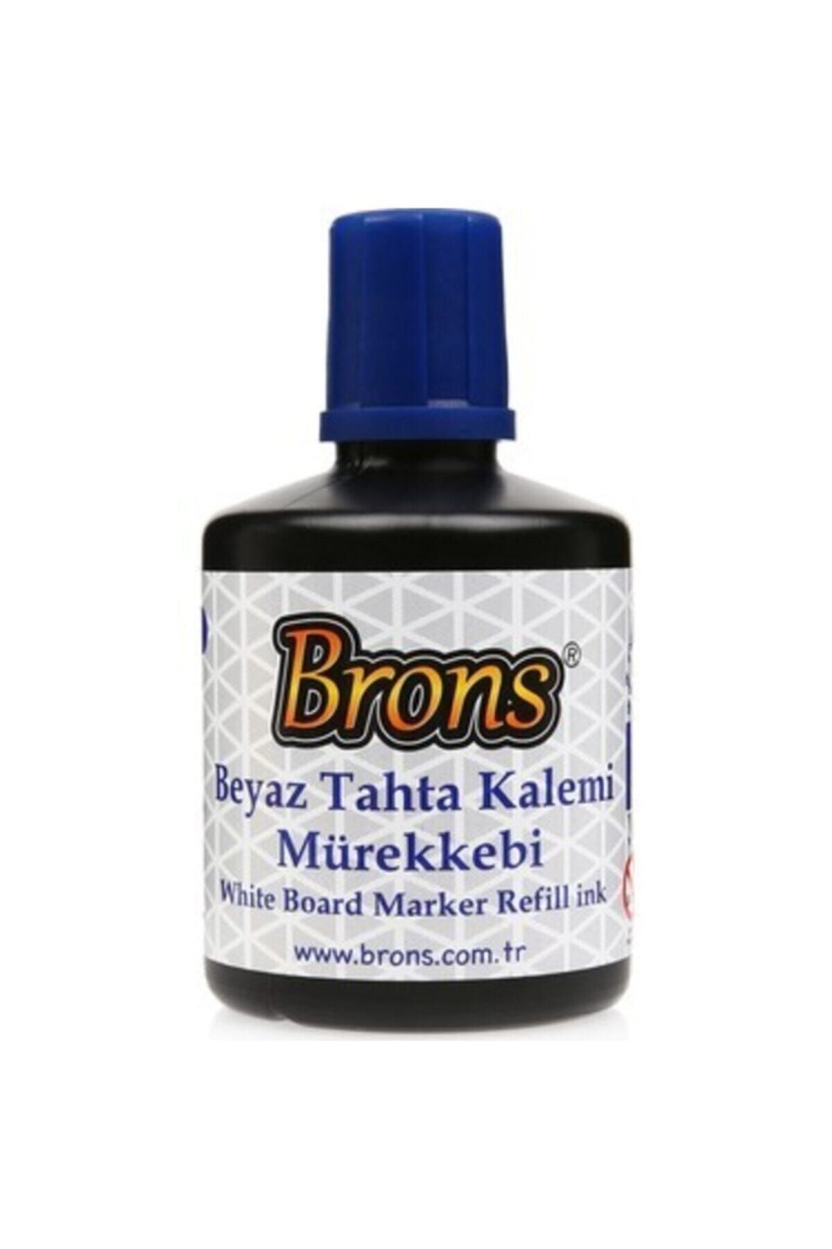 Brons Tahta Kalemi Mürekkebi Mavi 100cc Tx