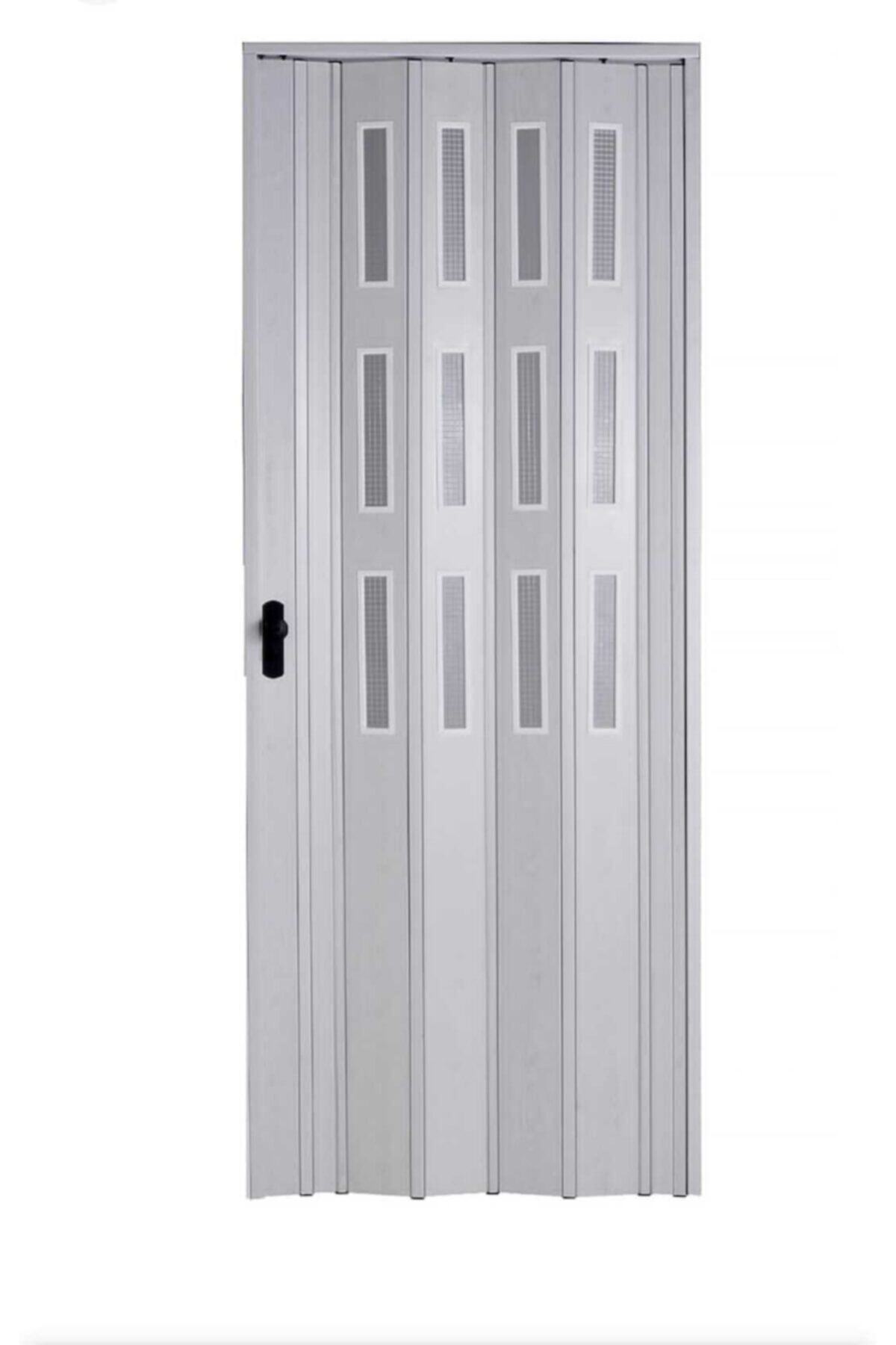 ERİKMANN Akordyion Kapı 80 H 215 Akağaç Pvc Katlanır