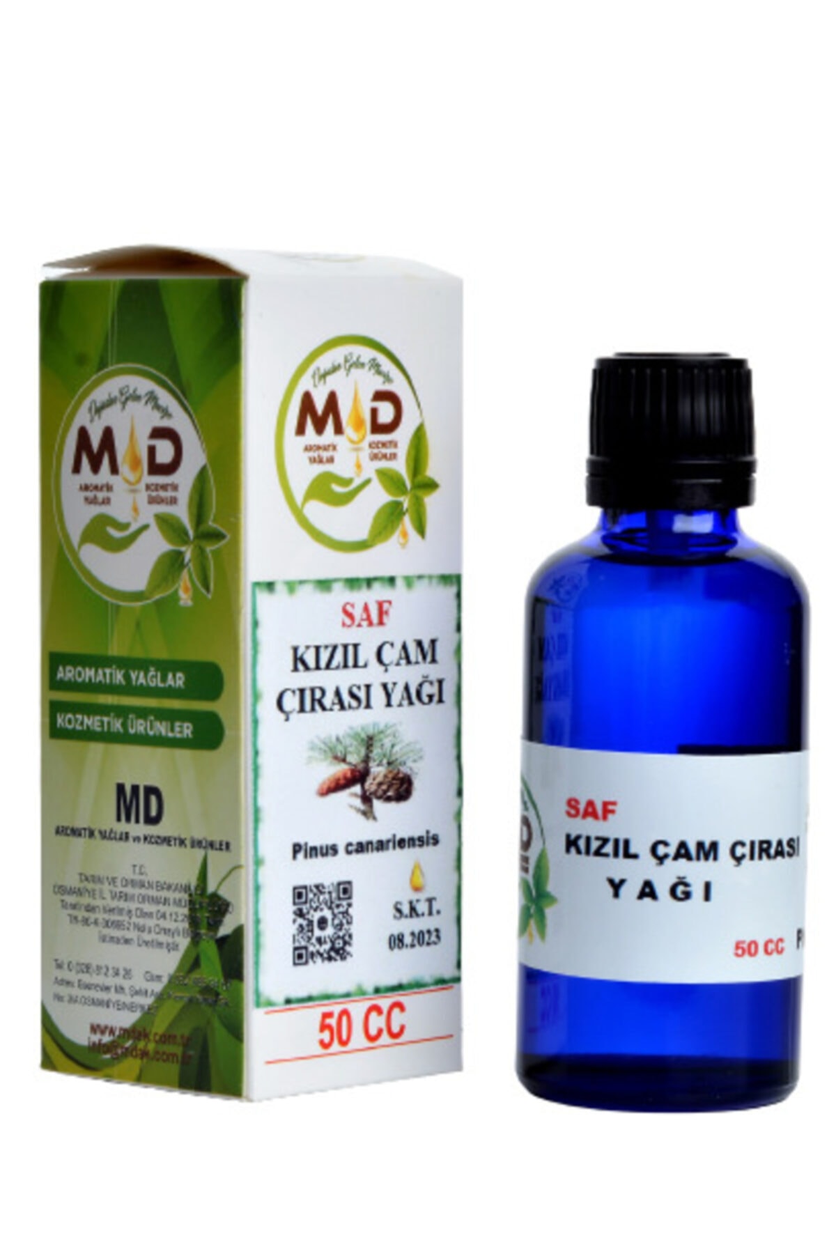 MD KOZMETİK Md Kızıl Çam Çırası Saf Yağı 50 cc