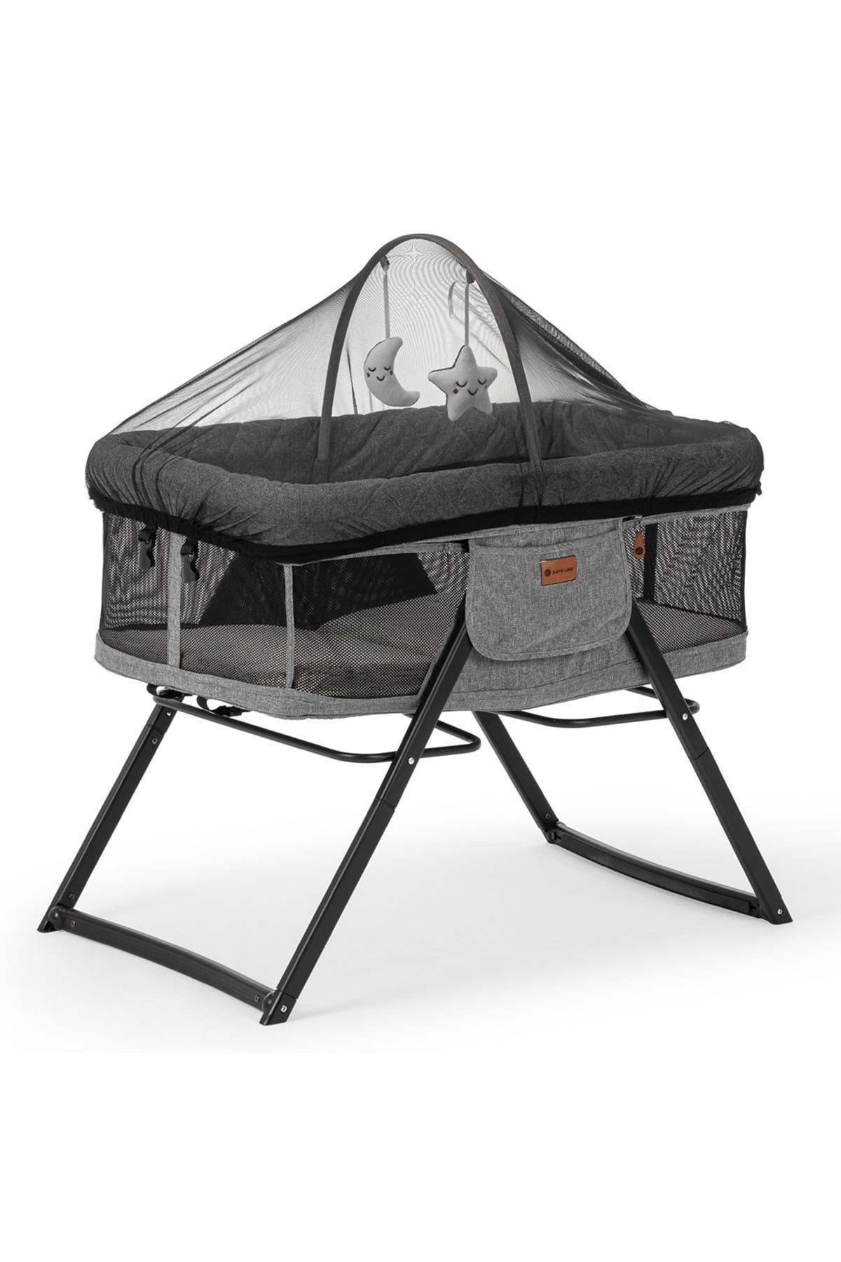 Safe Line Katlanır Beşik Gri