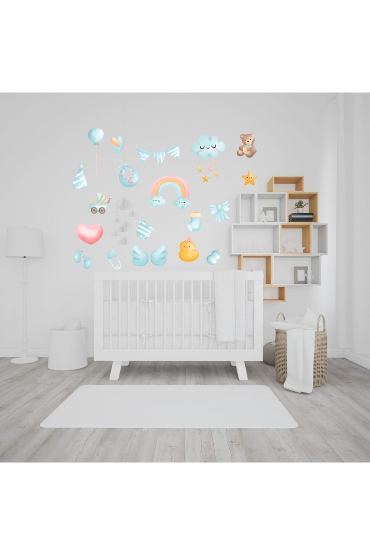 Koala Mood Baby Shower Cinsiyet Seçim Erkek Çocuk Bebek Odası Sticker