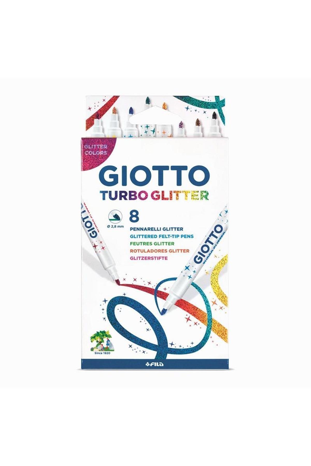 Giotto Marka: 425800 Turbo Glıtter 8 Renk Keçeli Kalem Kategori: Kuru Boya Kalemi