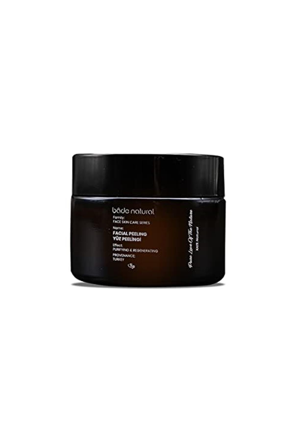 Bade Natural Marka: Yulaf & Arı Sütü & Üzüm Çekirdeği Yağı Yenileyici Yüz Peelingi 1 Paket (1 X 50