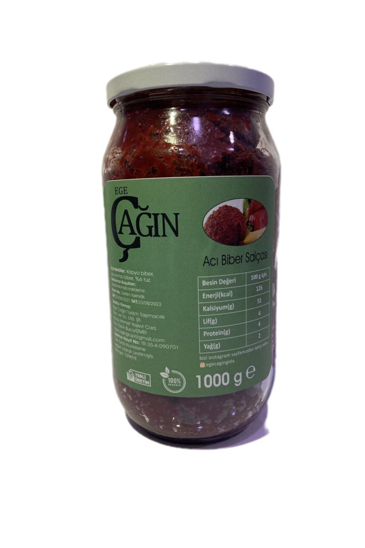 ege çağın Salça Acı Biber 1 Kg