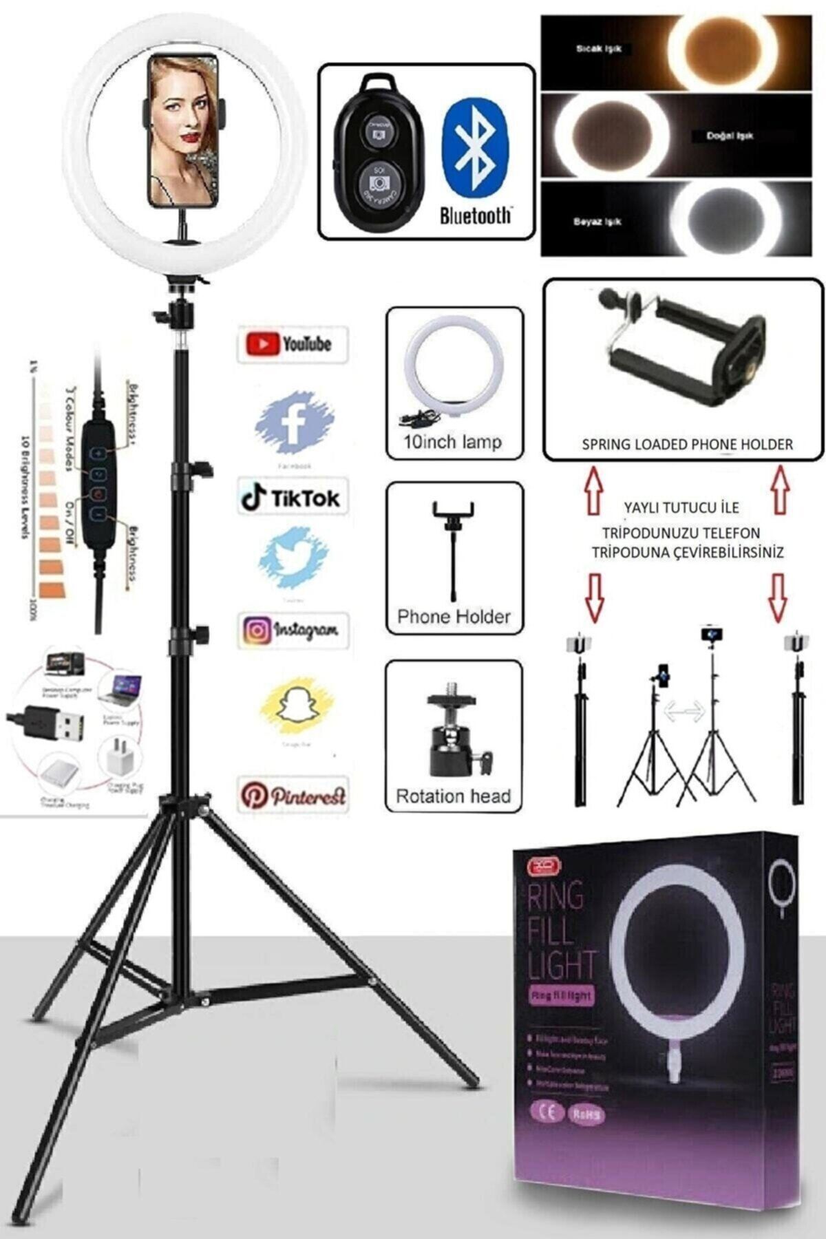 Protonust Bluetooth Kumandalı 10\