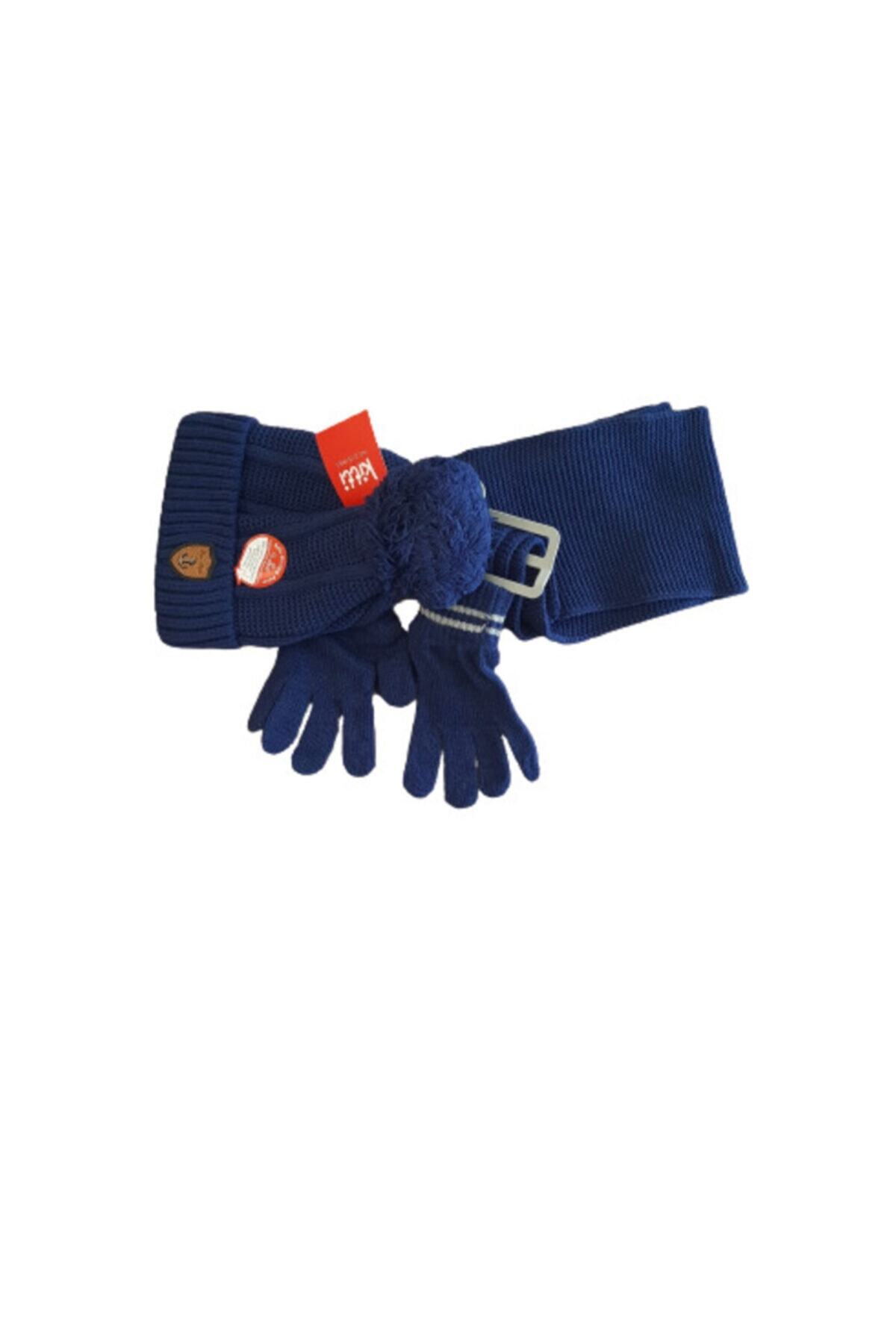 Kitti Erkek Garson 3'lü Takım Mavi 9-15 Yaş