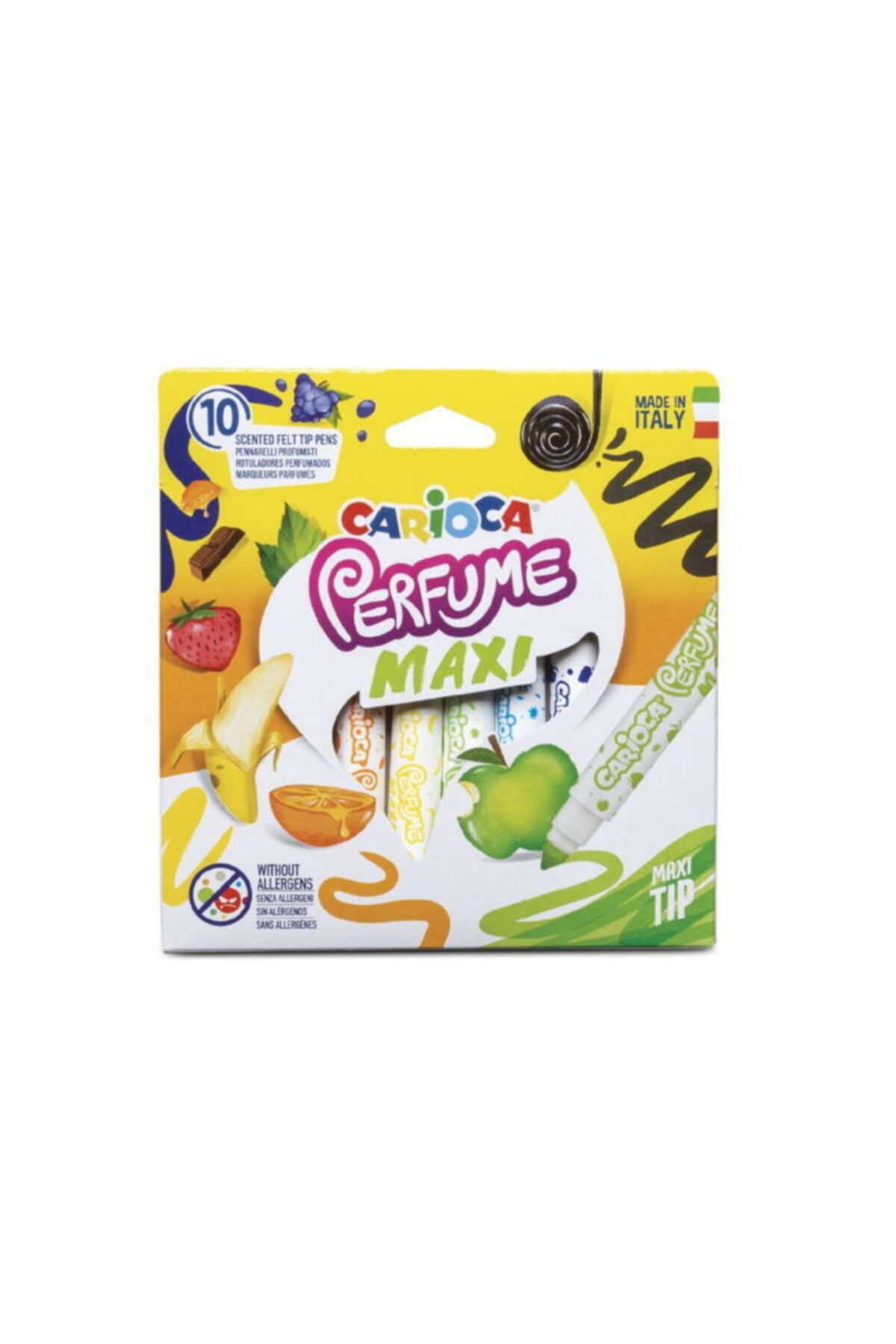 CARIOCA Jumbo Kokulu Keçeli Boya Kalemi 10'lu