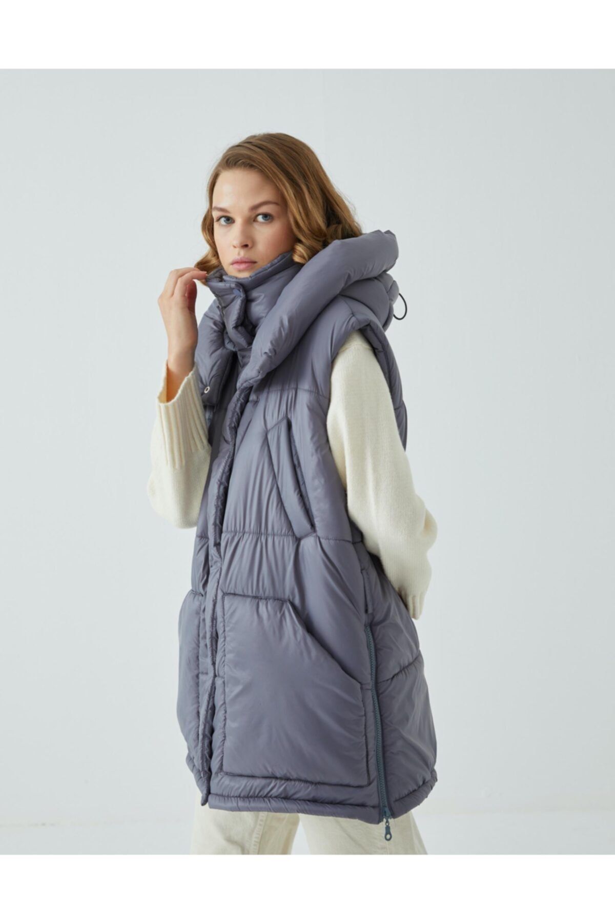 qooq 21625 Oversize Şişme Yelek