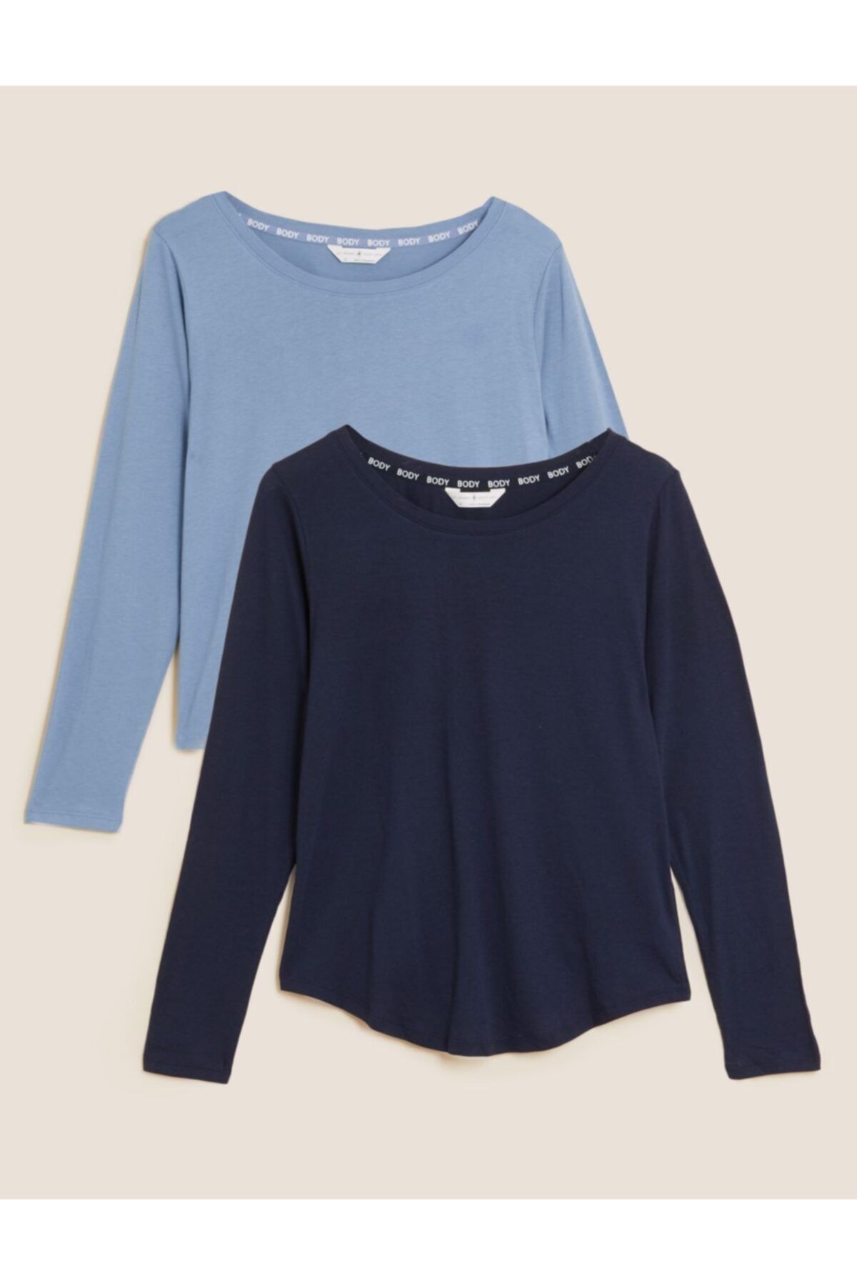 Marks & Spencer 2'li Uzun Kollu Pijama Üstü Seti