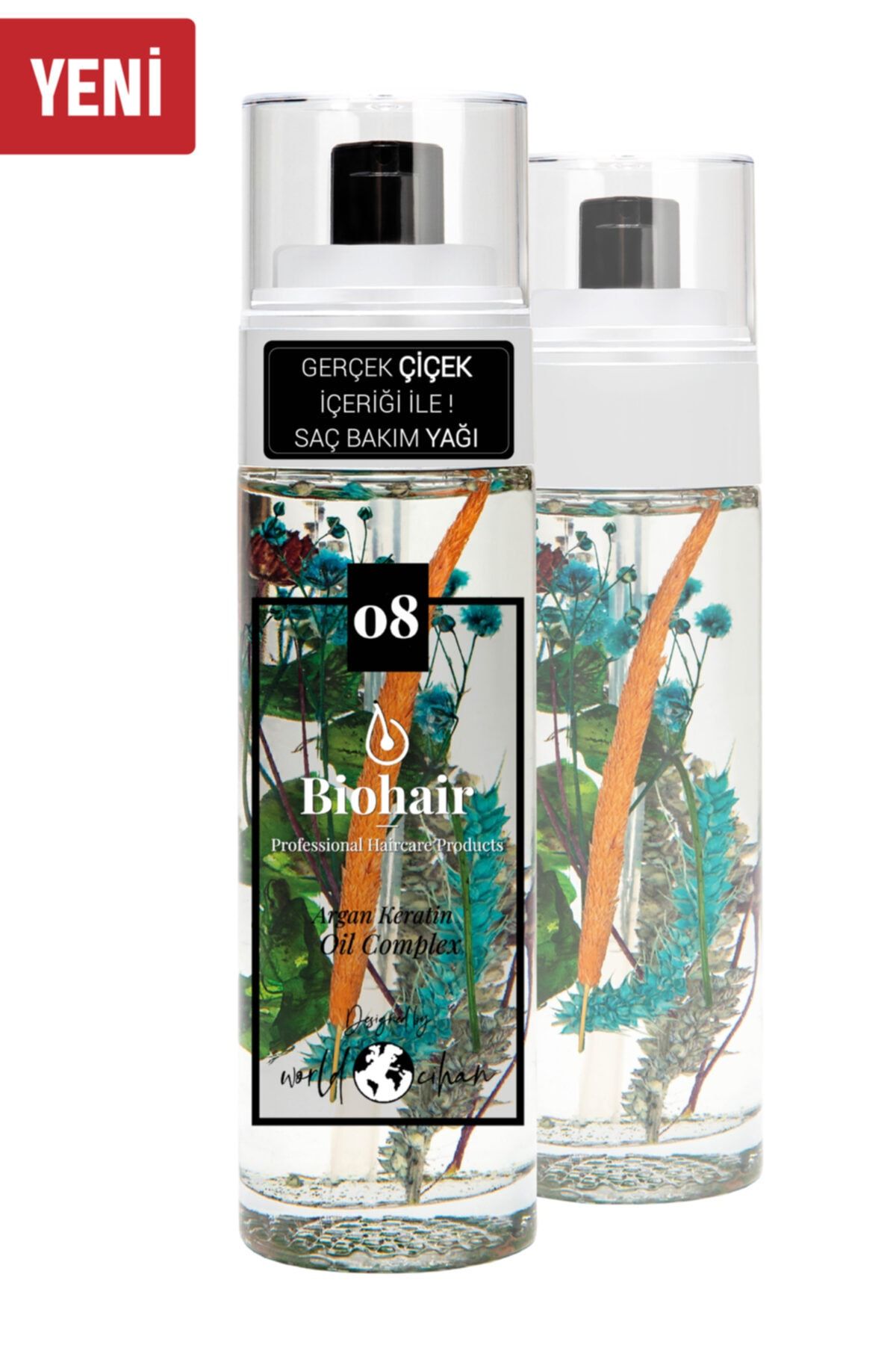 Biohair Argan Oil Complex Saç Bakım Yağı Gerçek Çiçek Içerikli 75ml Özel Tasarımlı