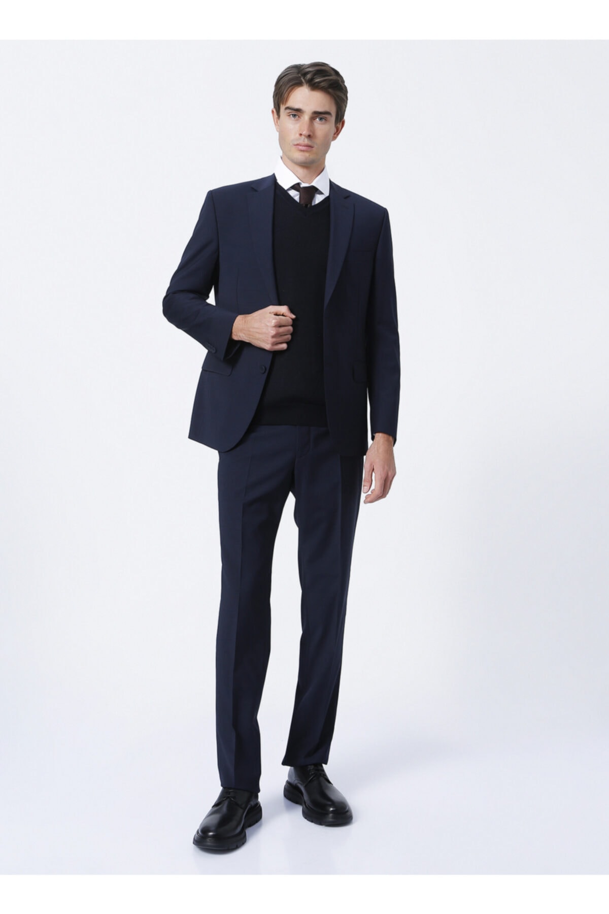 Kip Tkm-625 Ceket Yaka Normal Bel Modern Fit Lacivert Erkek Takım Elbise